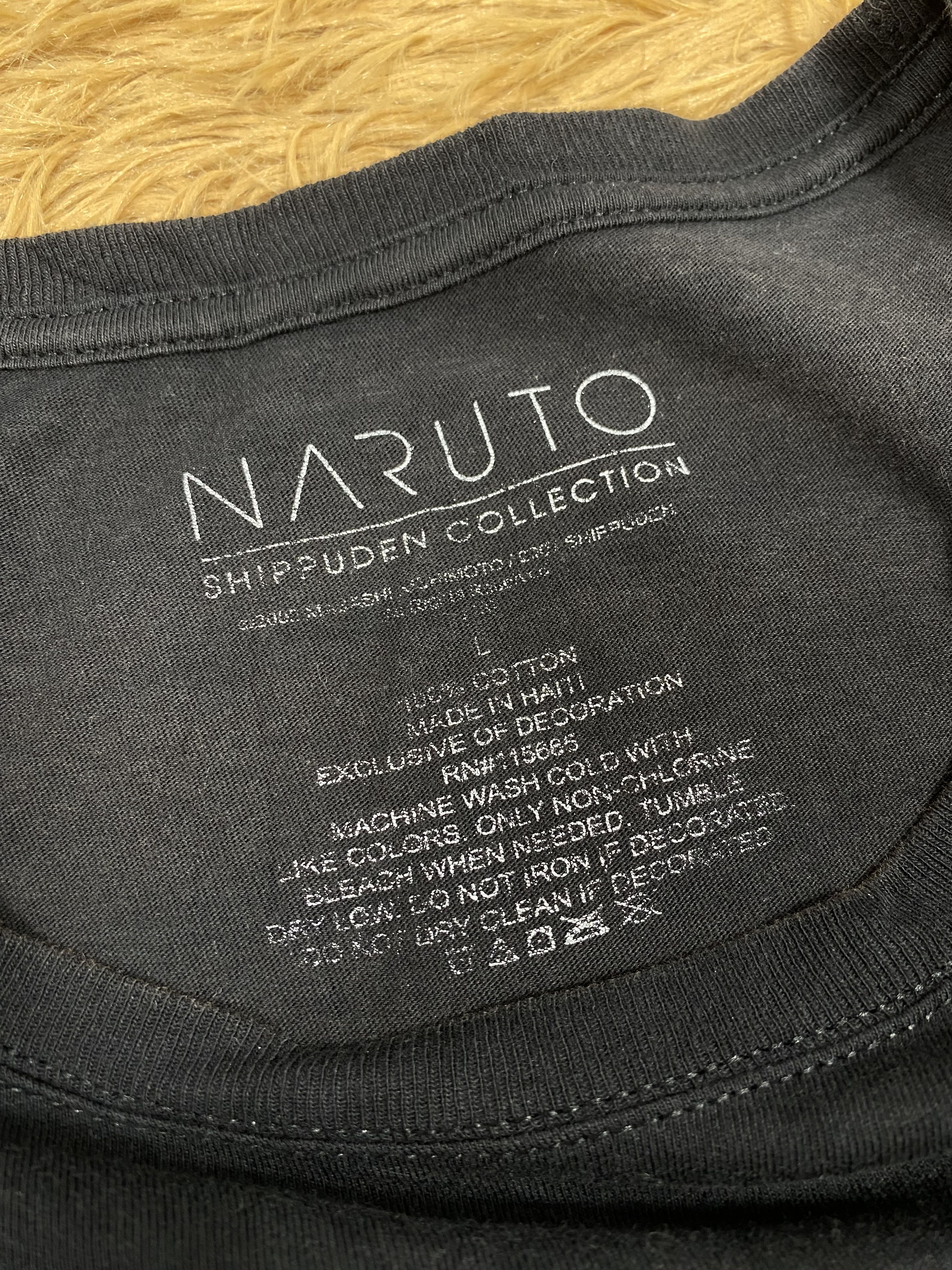 Anime Vintage Naruto Shippuden T-Shirts PT0026 Size US L / EU 52-54 / 3 - 5 Thumbnail