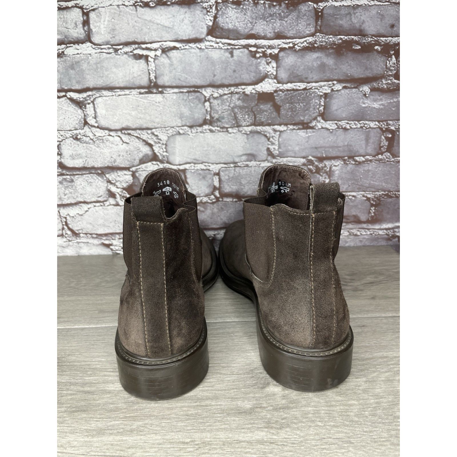Barneys New York Barneys New York Brown Suede Leather Chelsea Desert Boots Sh Size US 10.5 / EU 43-44 - 19 Thumbnail
