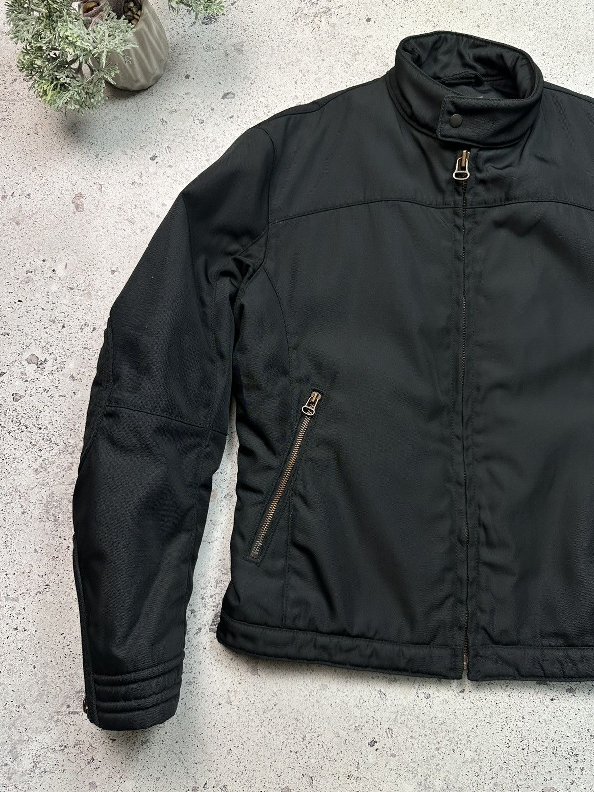 Hugo Boss × Vintage HUGO BOSS Motorcycle Jacket Solid Coats, Jackets & Vests Size US M / EU 48-50 / 2 - 2 Thumbnail