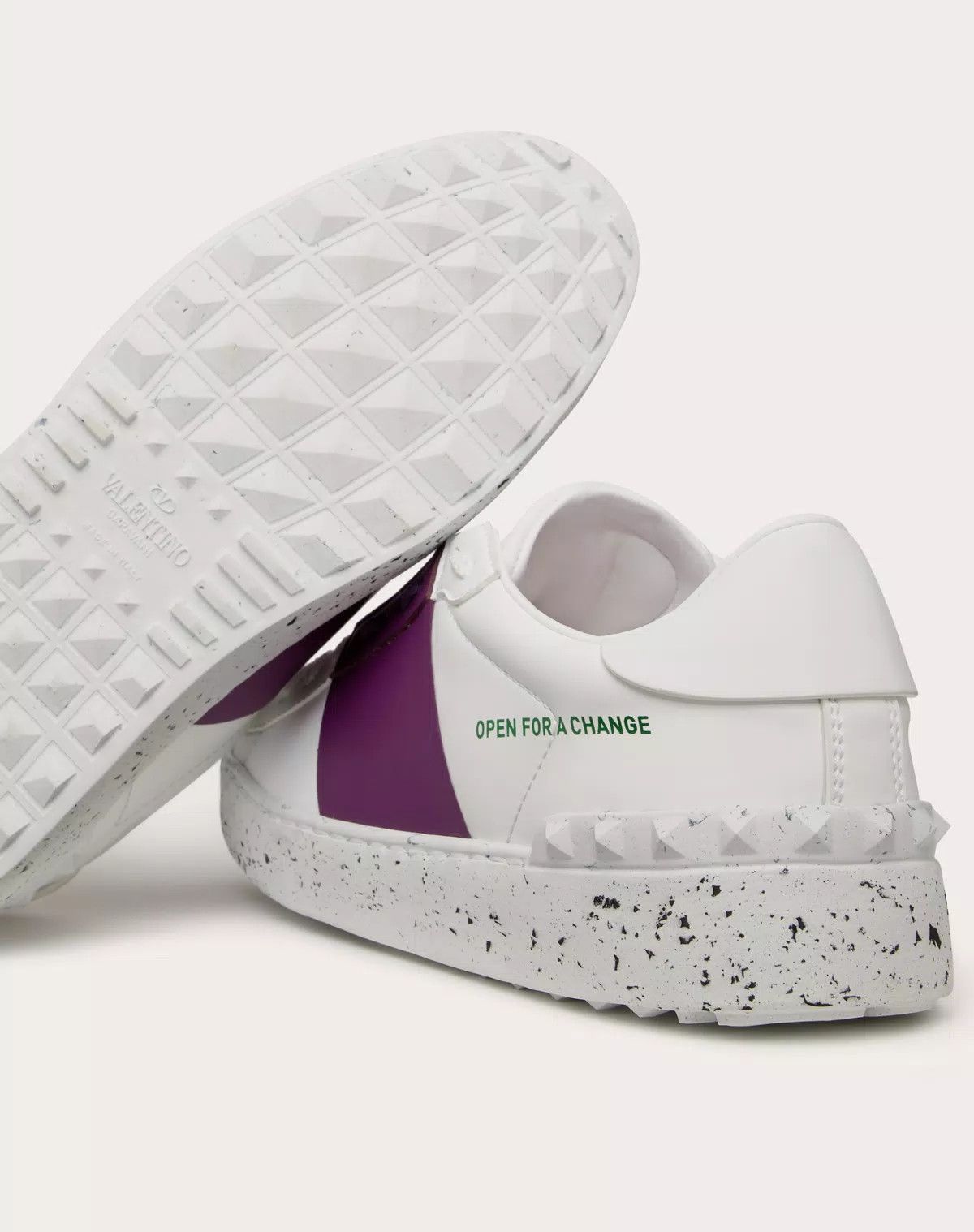 Valentino o1s1wg111125 Open For A Change Sneakers in White/Purple Size US 9.5 / IT 39.5 - 5 Thumbnail