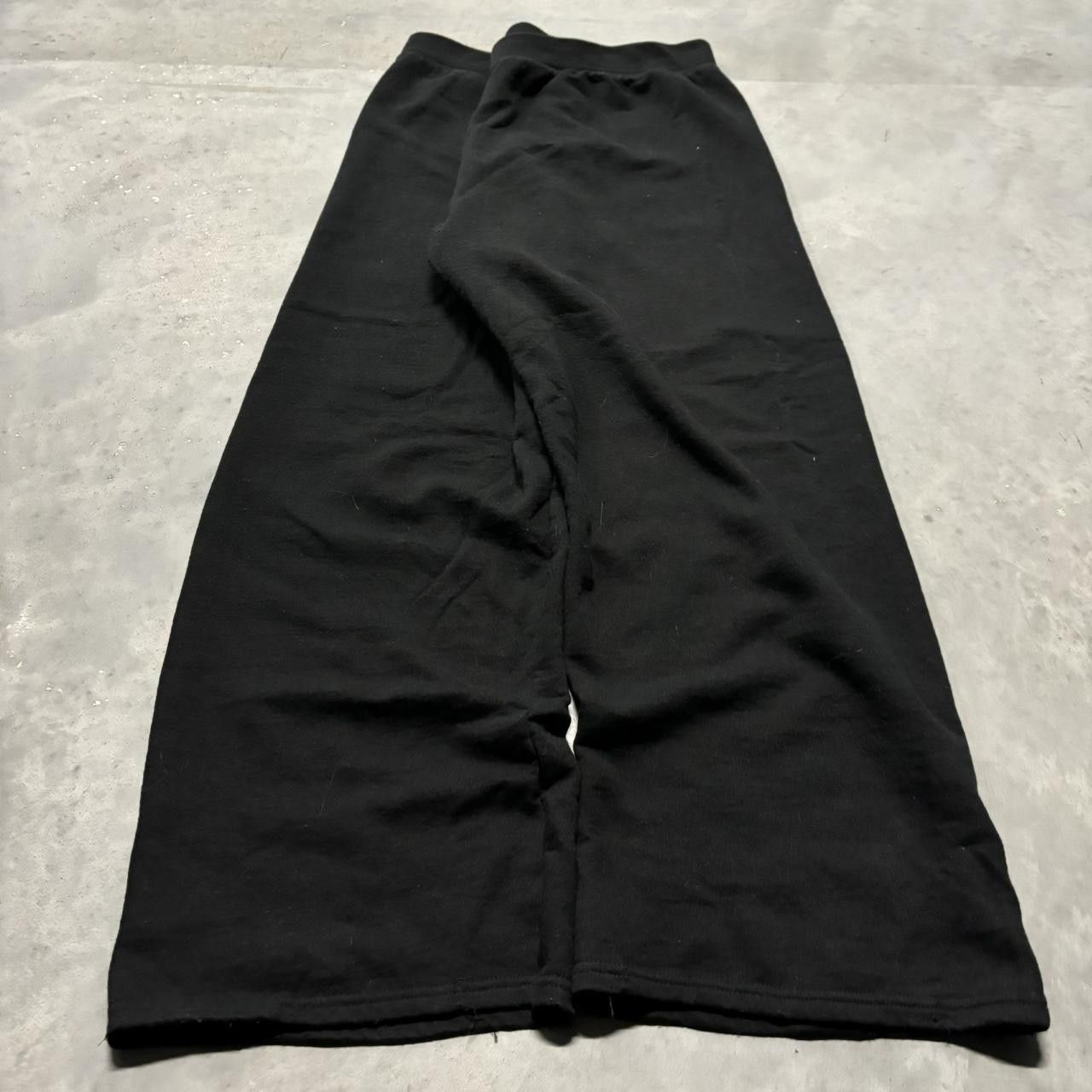 Japanese Brand × Vintage Vintage Y2K/2000s Baggy Black Skater Opium Essential Sweatpants! Size US 40 / EU 56 - 3 Thumbnail