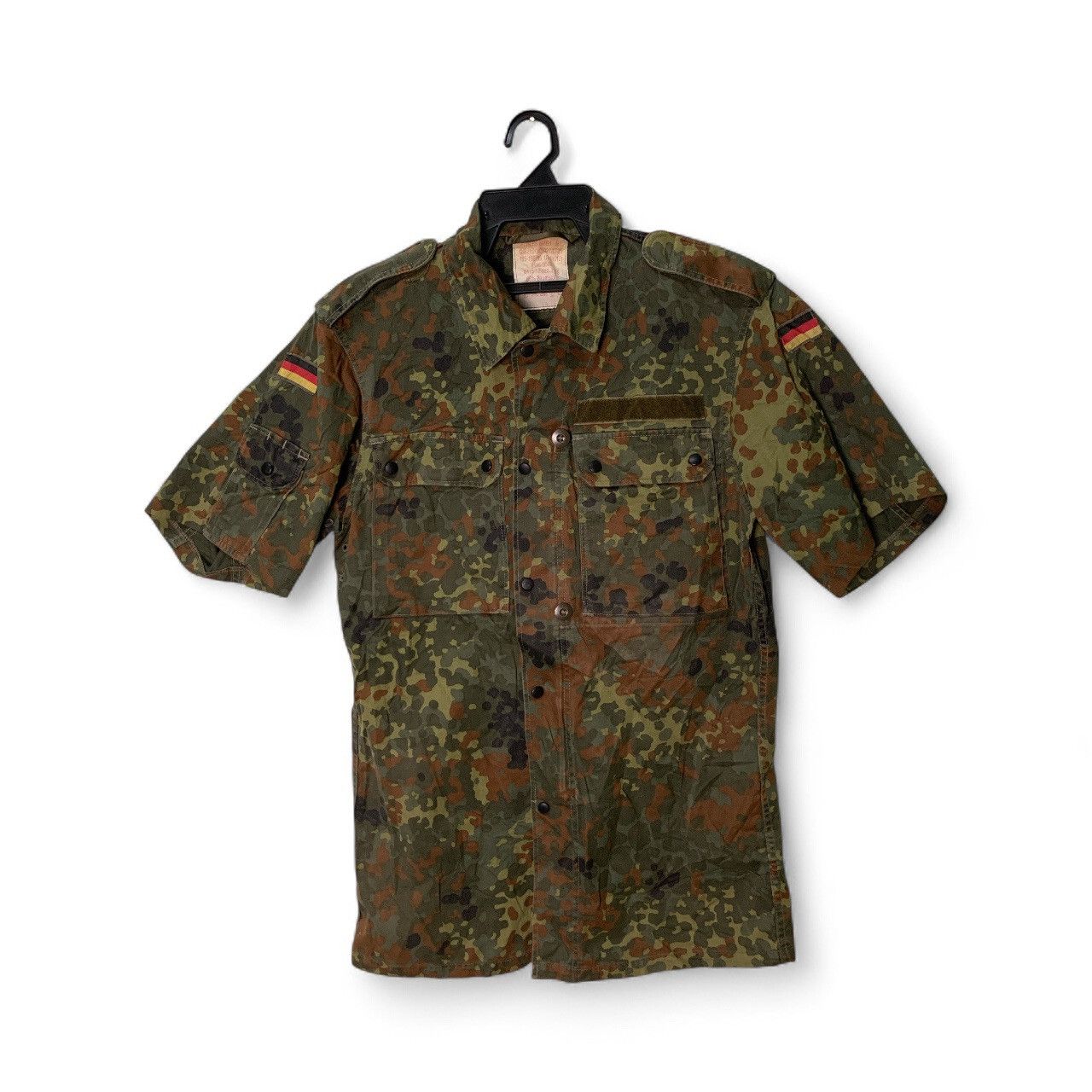 Other Rare Vintage Germany Army Surplus Flecktarn Field shirt Size US M / EU 48-50 / 2 - 1 Thumbnail