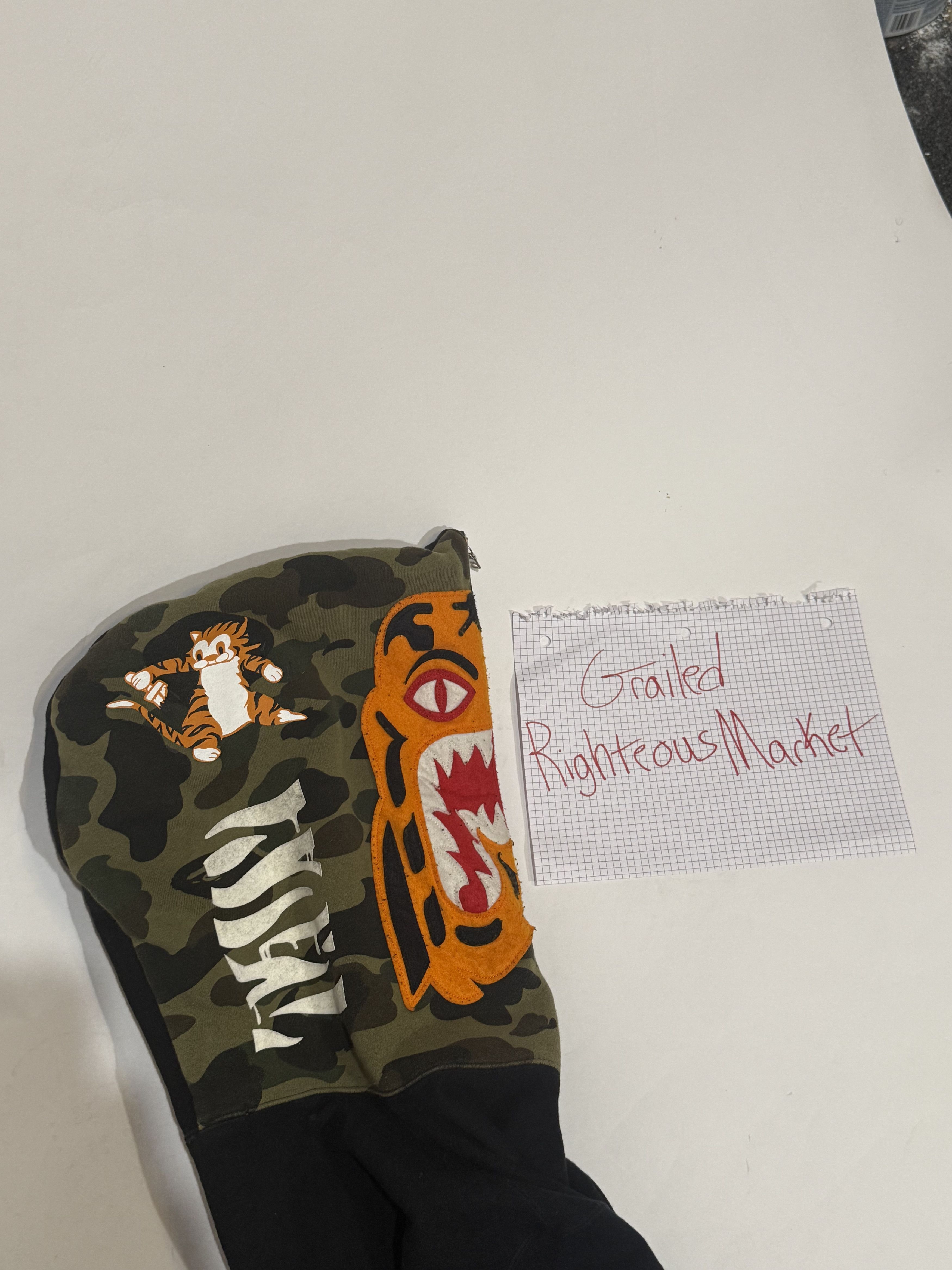 Bape BAPE TIGER QUATER ZIP Size US XXL / EU 58 / 5 - 2 Thumbnail
