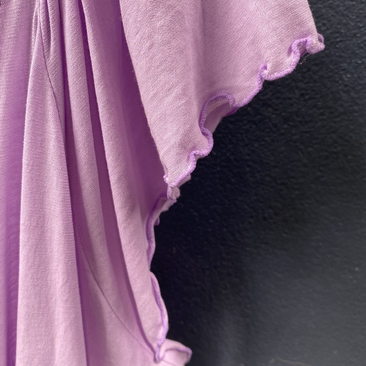 Tsumori Chisato Tsumori Chisato Lilac Draped V-Neck Top Size XS / US 0-2 / IT 36-38 - 9 Thumbnail