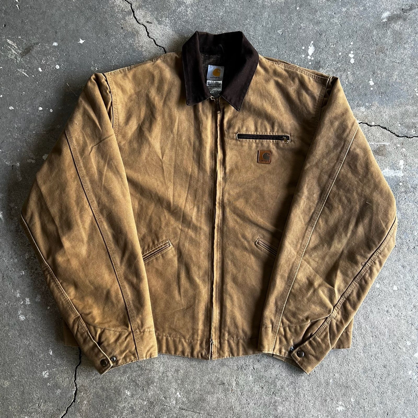 Carhartt J97 CML brown detroit work wear jacket