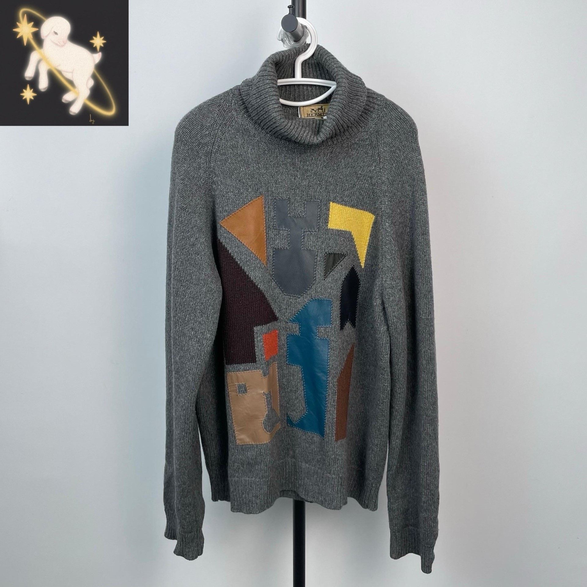 Hermes Hermes Gray Sweater XL Women Size XL / US 12-14 / IT 48-50 - 1 Thumbnail