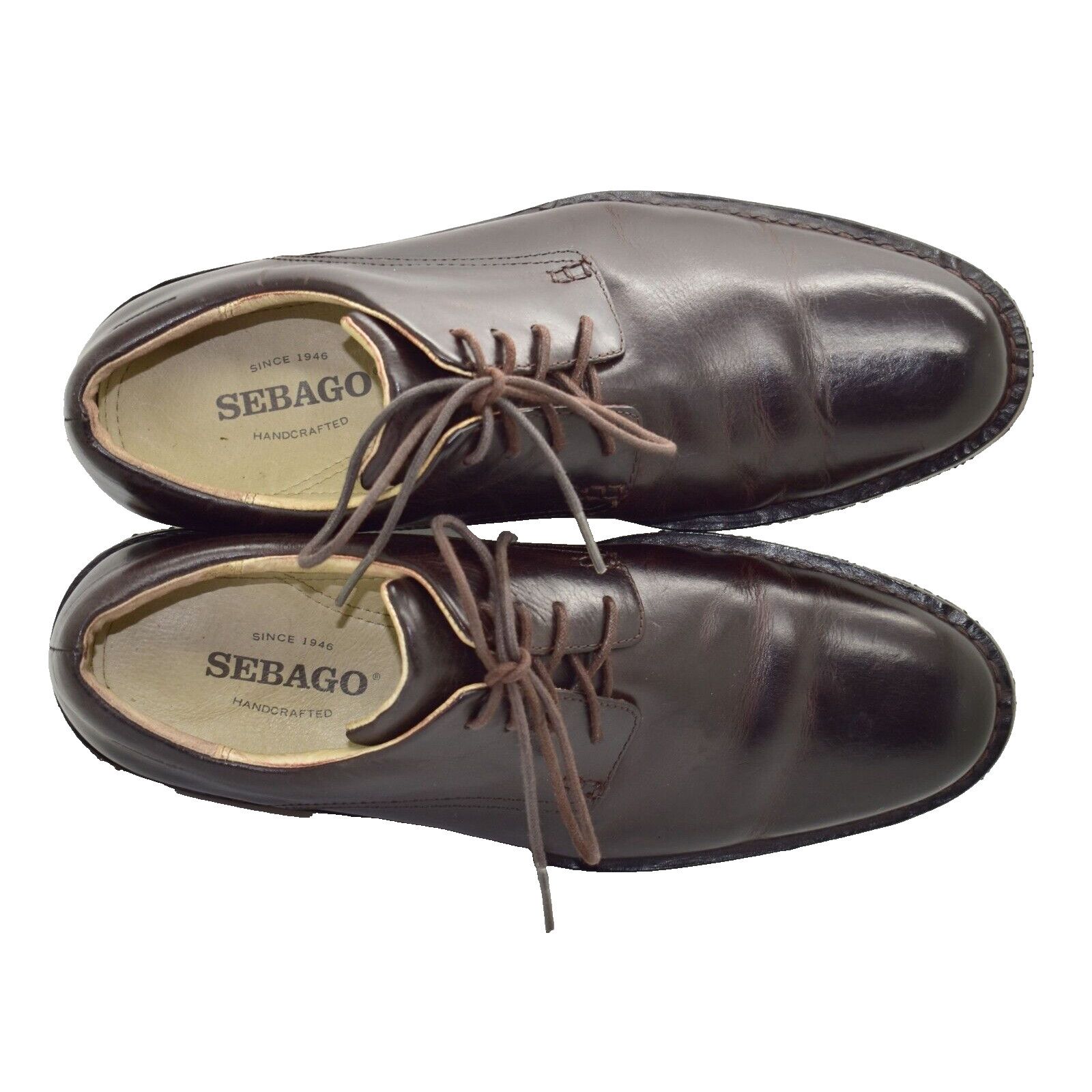 Sebago SEBAGO Salem Mahogany Leather Oxford Shoes B19709 Size 10 D Size US 10 / EU 43 - 4 Thumbnail