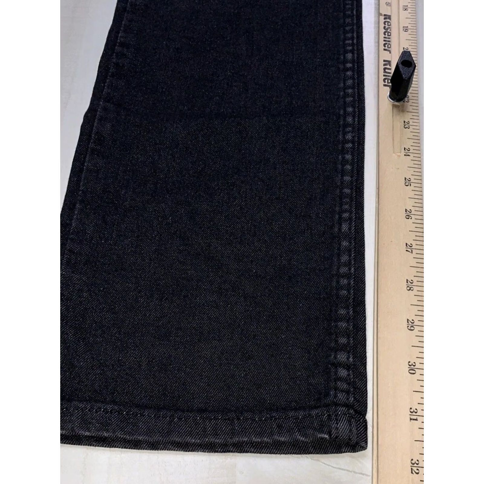 Levi's Levi’s 511 Black Flex Distressed Jeans 31x32 Mens Denim Straight Style Regular 5-Pocket Zip Modern Dark Wash Size US 31 - 3 Thumbnail