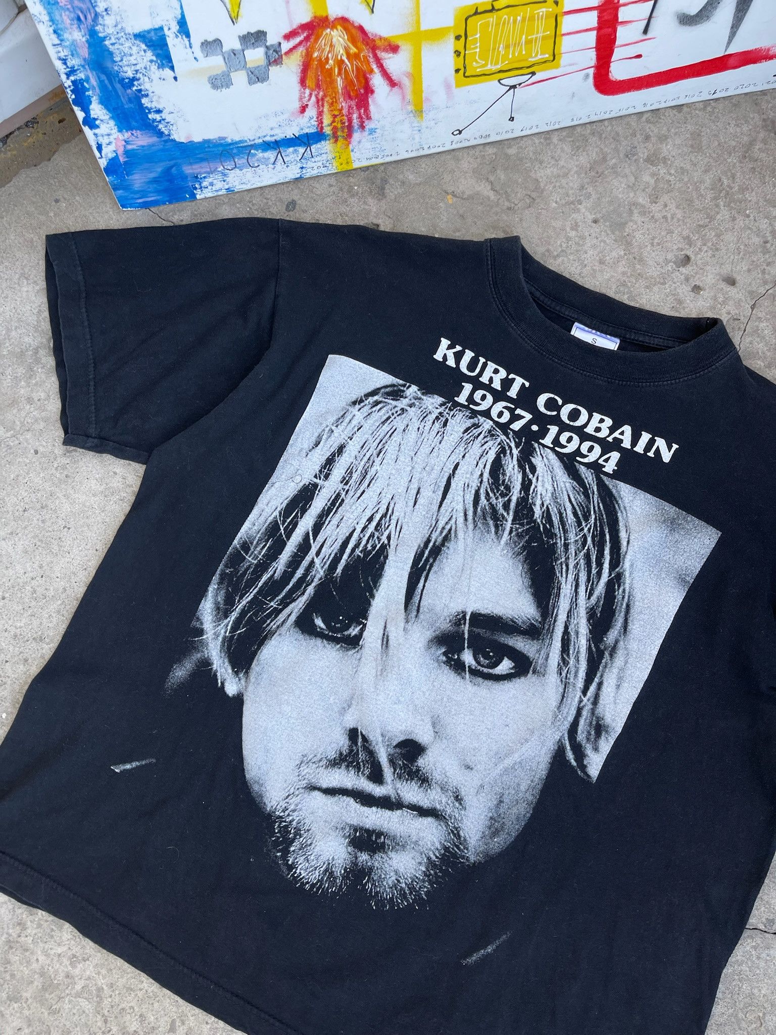 Band Tees Nirvana Kurt Cobain T-Shirt Size US M / EU 48-50 / 2 - 2 Thumbnail