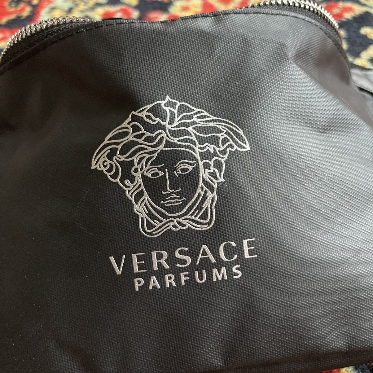 Versace Versace Parfums Black Faux Leather Cross Body Belt Bag Fanny Size ONE SIZE - 5 Thumbnail