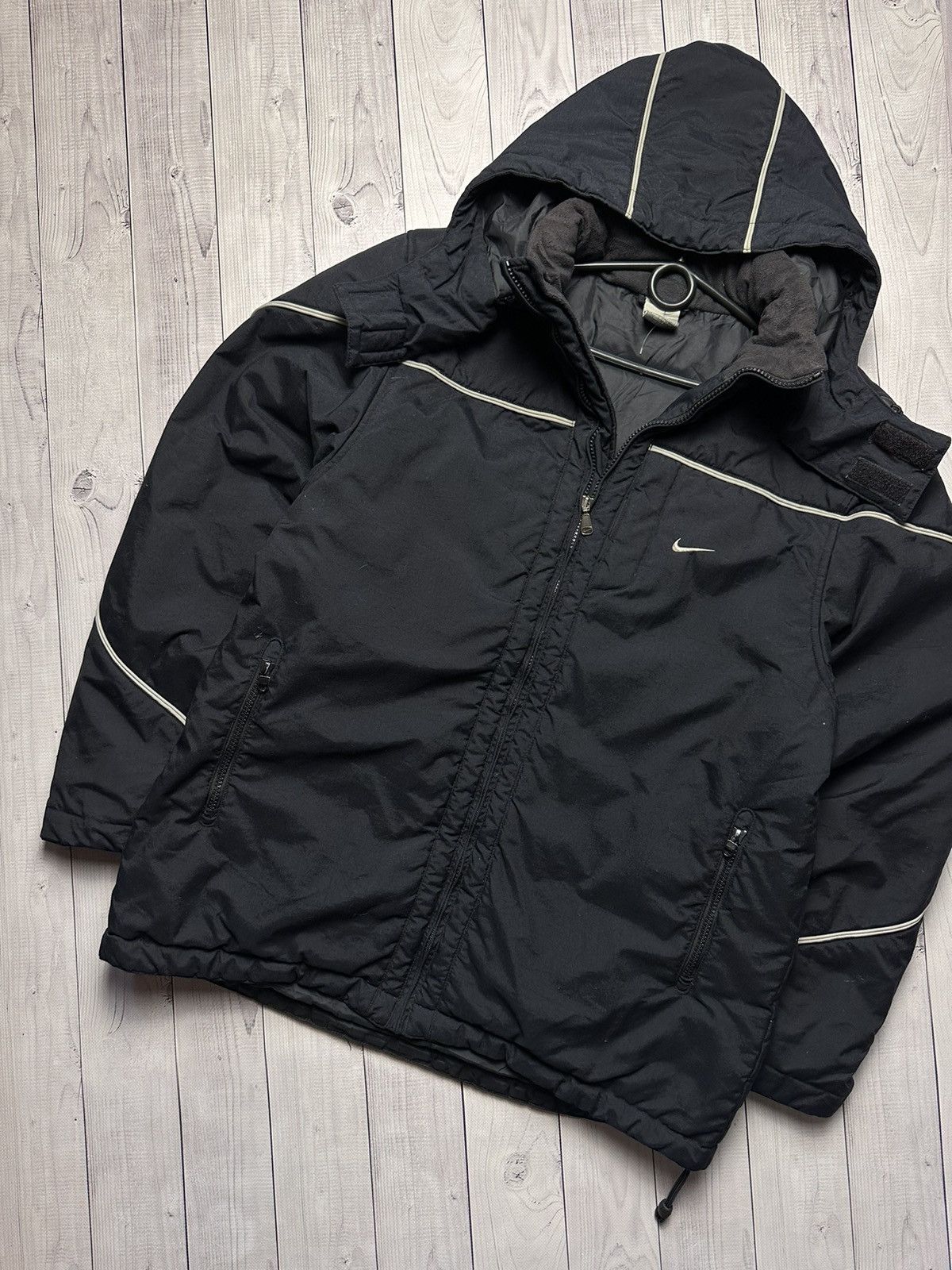 Nike × Vintage Vintage Nike jacket logo parka size M Size US M / EU 48-50 / 2 - 2 Thumbnail
