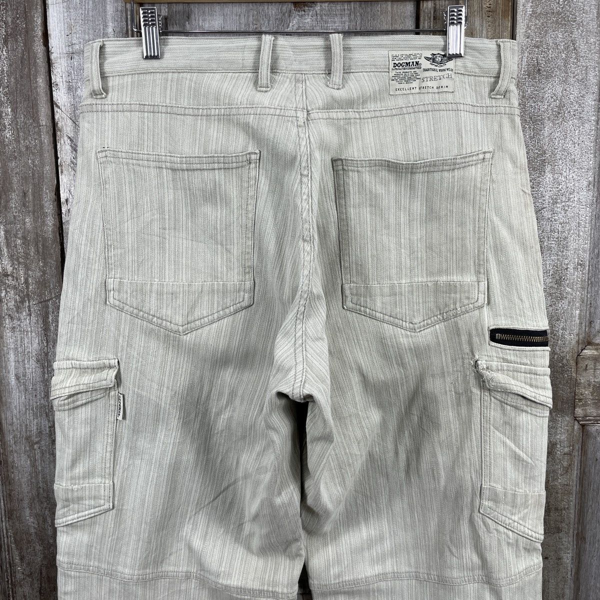 Japanese Brand × Vintage Vintage Dogman Traditional Work Wear Baggy Pants Size US 35 - 3 Thumbnail