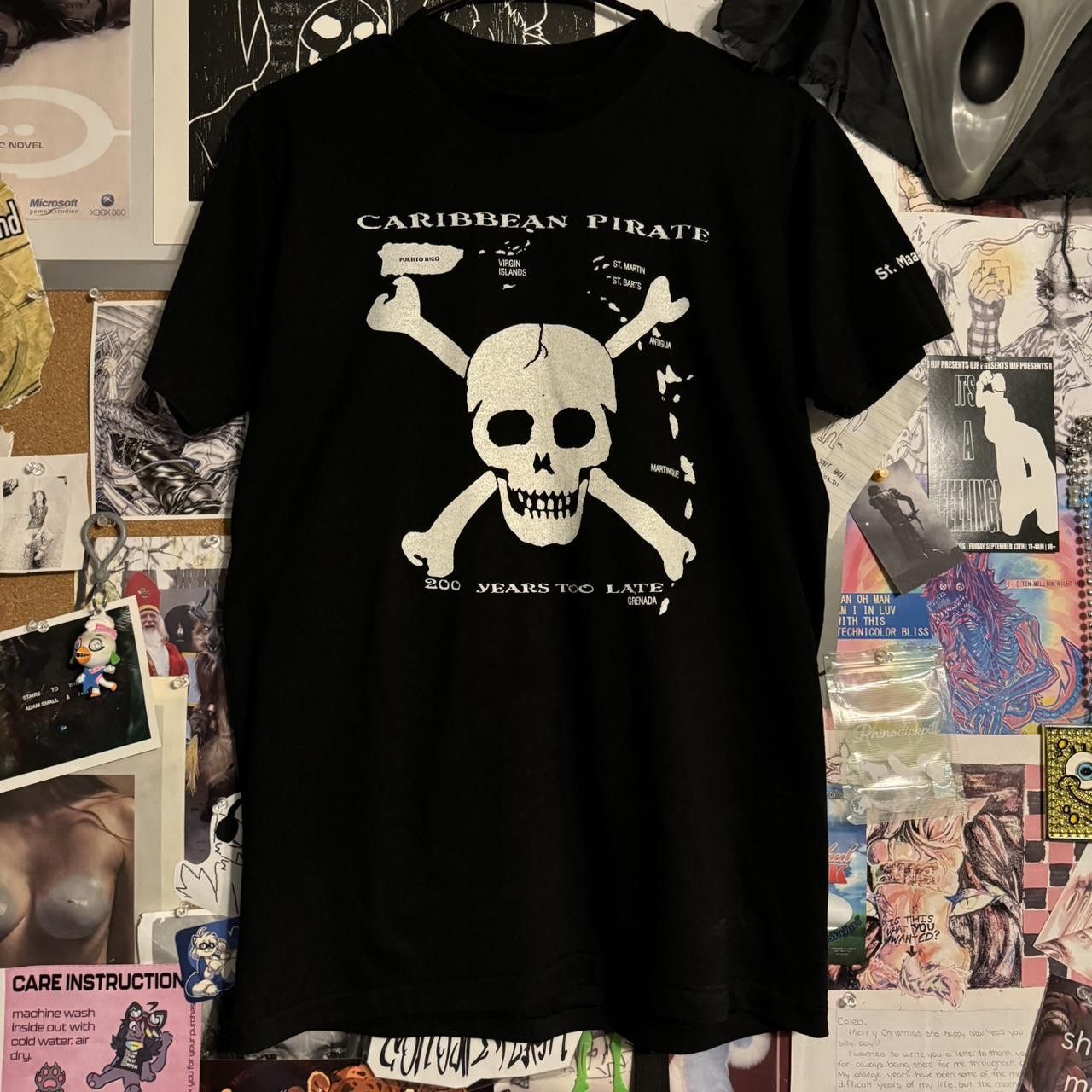Vintage Vintage 80s Punk Caribbean Pirate tee Size US M / EU 48-50 / 2 - 1 Thumbnail