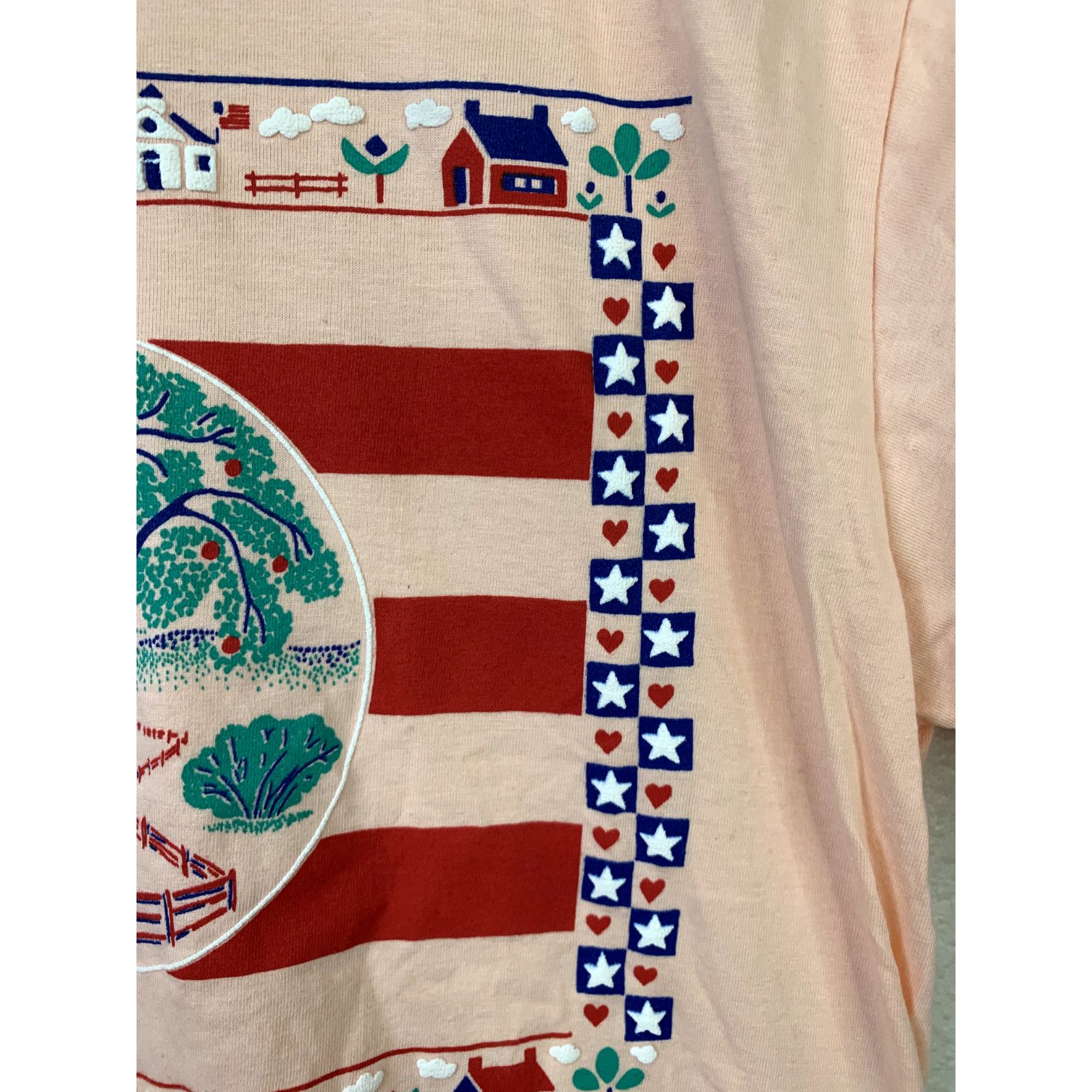 Jerzees Vintage Vermont Shirt Pink Church Tee T-shirt 1990 VTG M Size US M / EU 48-50 / 2 - 5 Thumbnail
