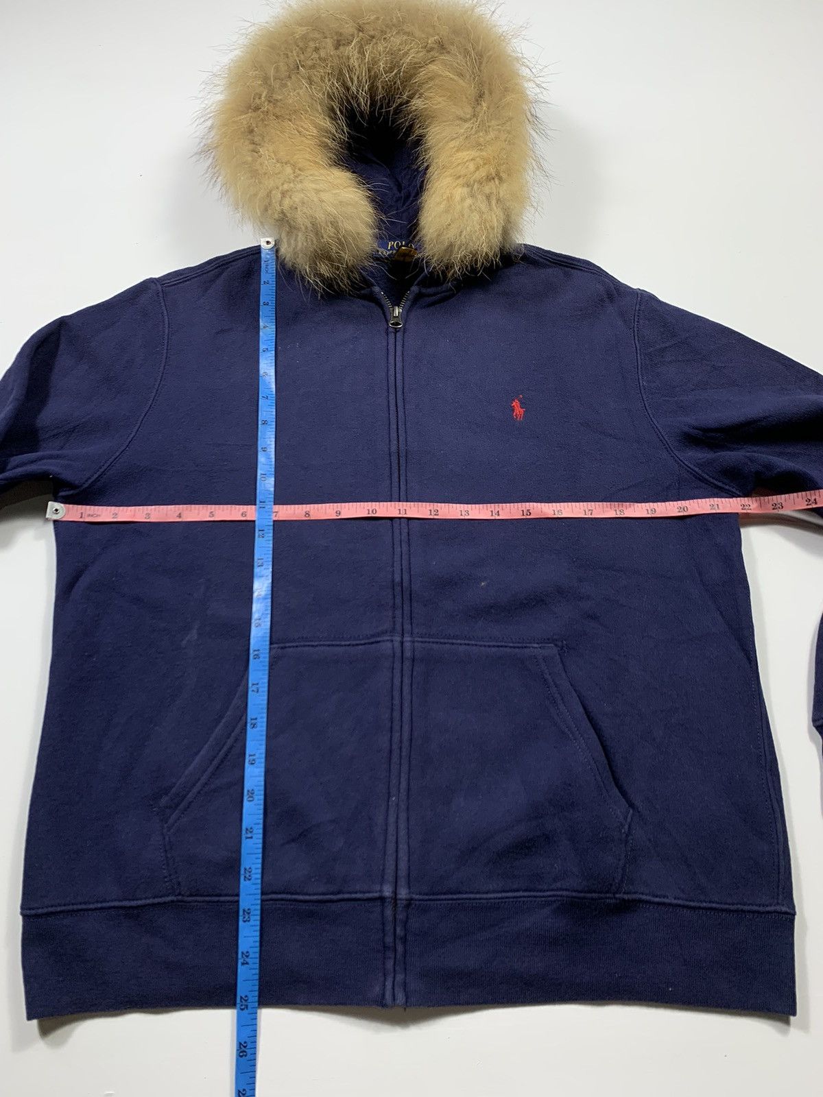 If Six Was Nine × KMRii × Le Grande Bleu (L.G.B.) Polo Fur Zip Hoodie lgb ifsixwasnine Style Size US L / EU 52-54 / 3 - 7 Thumbnail