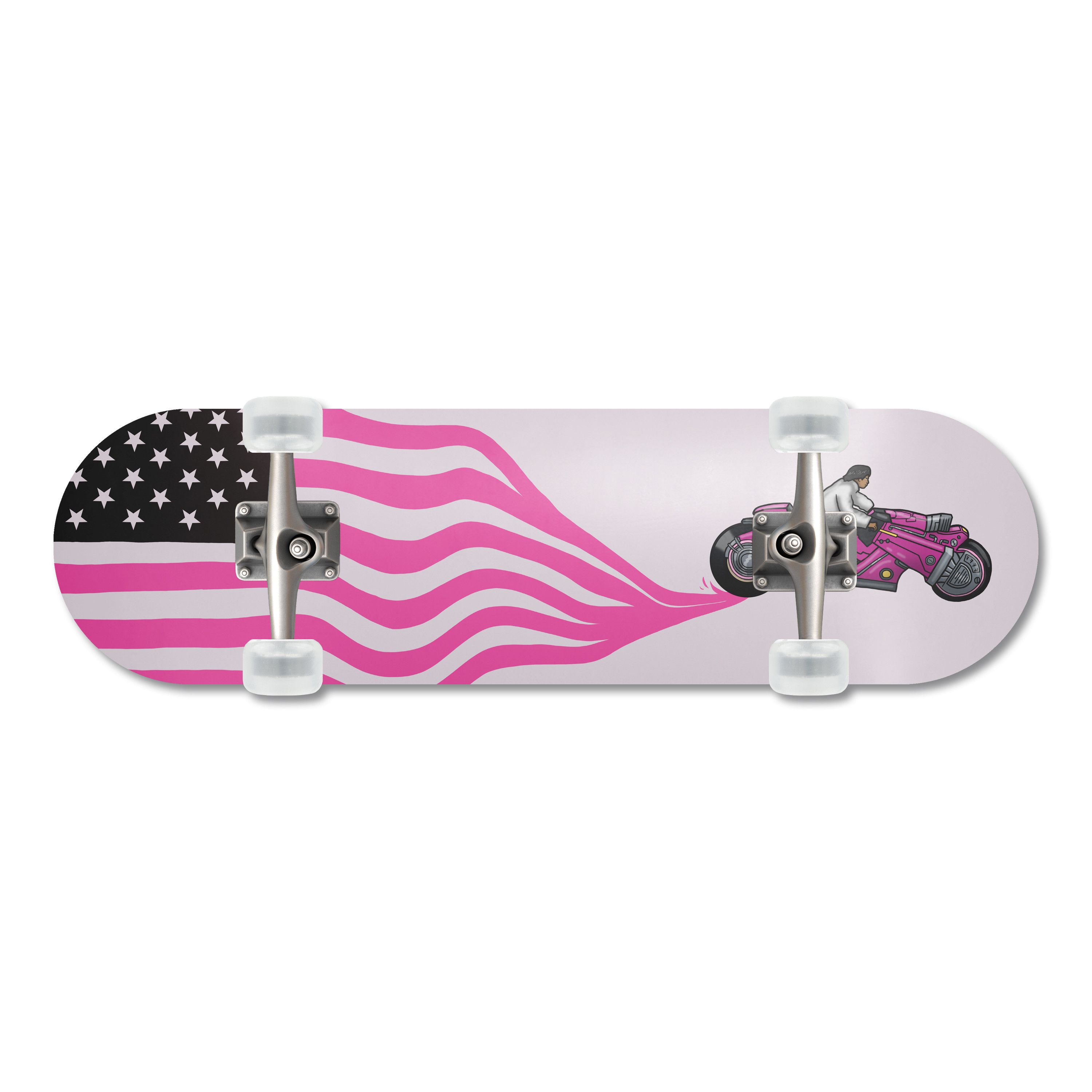 Japanese Brand Pink Tape Mini Deck Size ONE SIZE - 3 Thumbnail