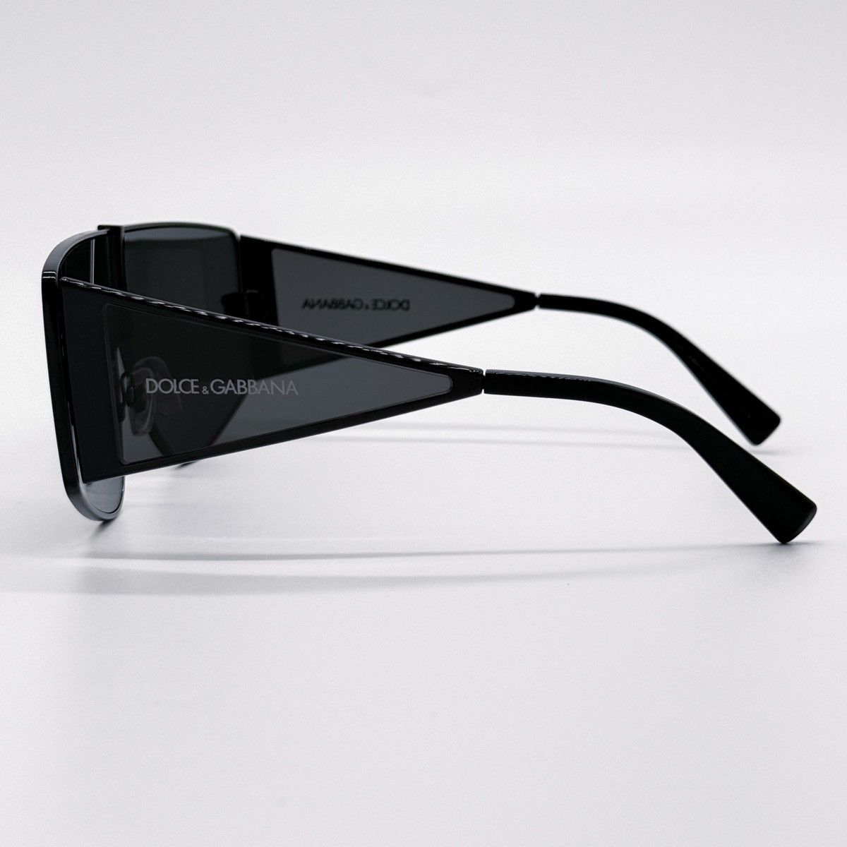 Dolce & Gabbana NEW DOLCE&GABBANA DG2305 01/87 OVERSIZED BLACK SUNGLASSES Size ONE SIZE - 6 Thumbnail