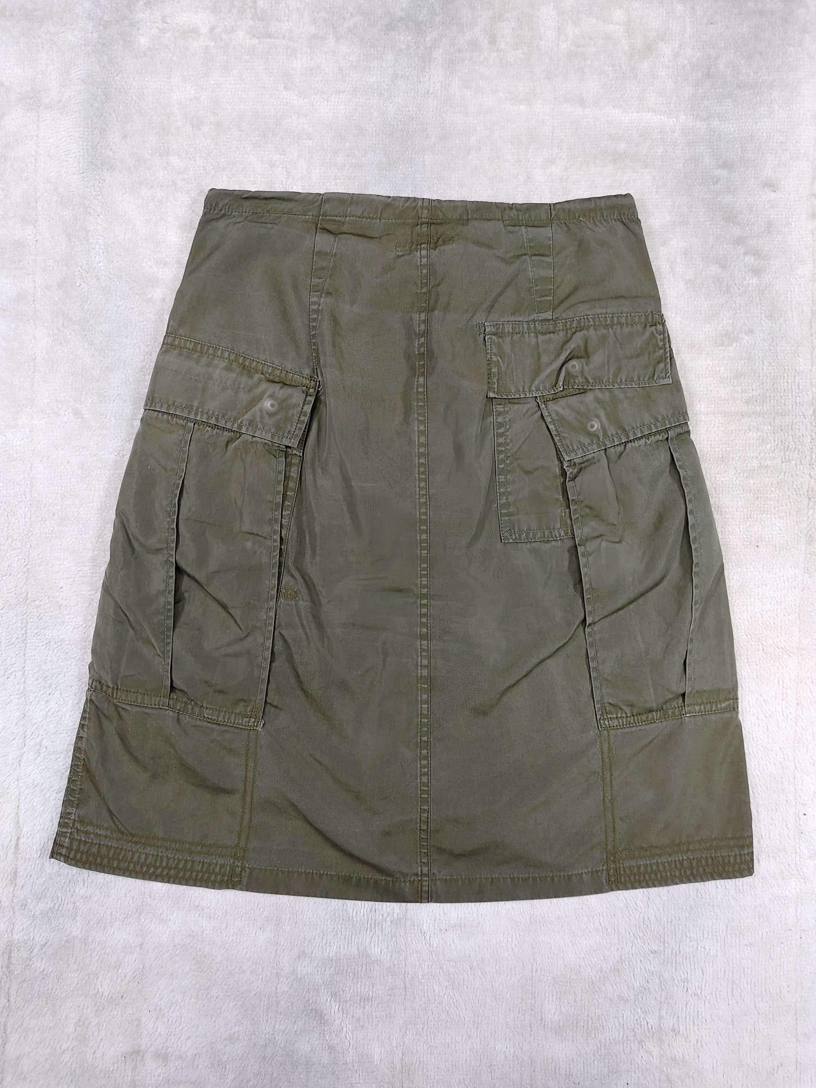 Seditionaries 🔥Rare Cockscomb Y2K Tactical Rebuild Army Asymmetric Skirt Size 29" - 9 Thumbnail