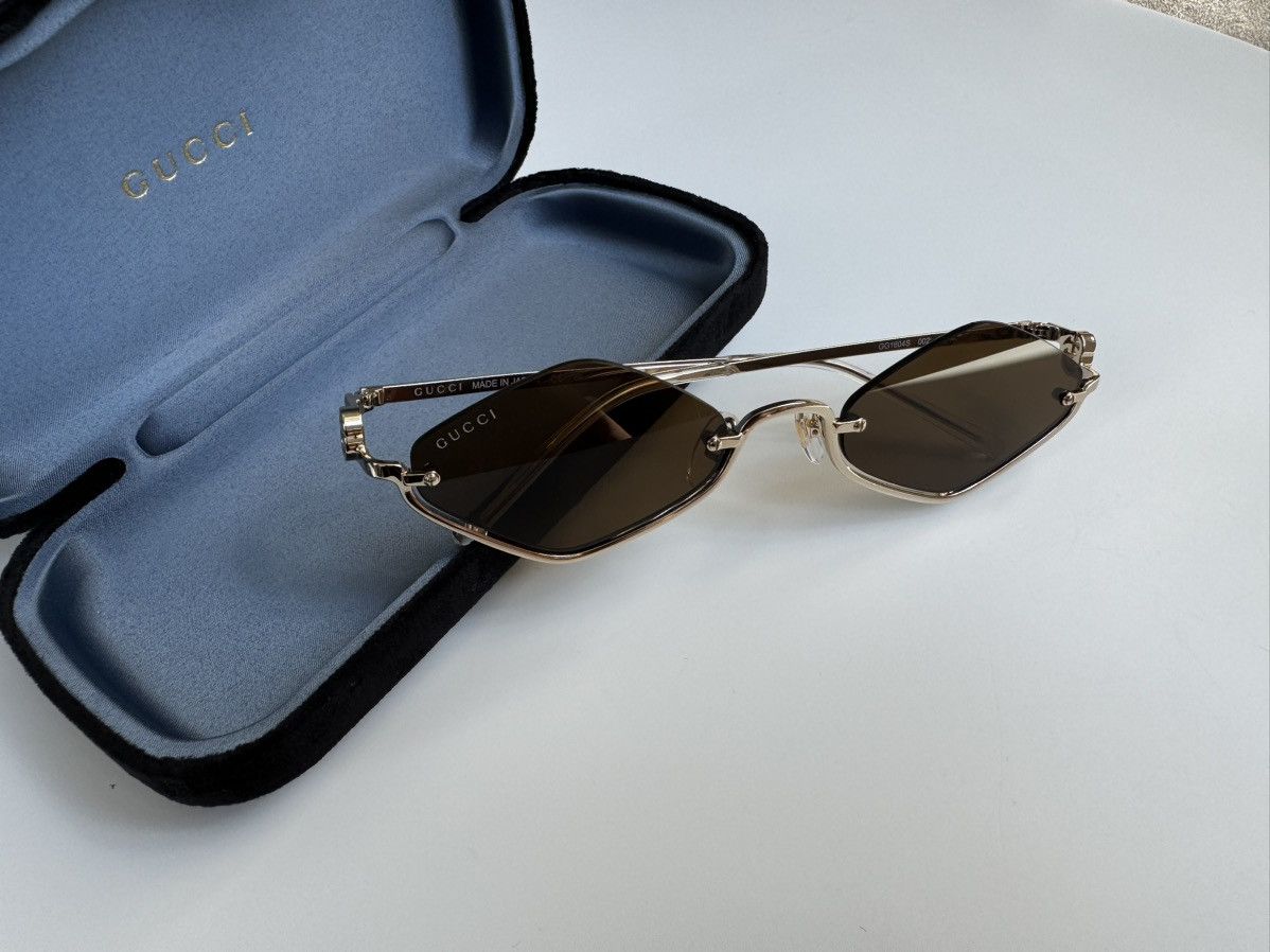Gucci × Vintage Gucci sunglasses GG1604S 002 Made in Italy New Collection Size ONE SIZE - 3 Thumbnail
