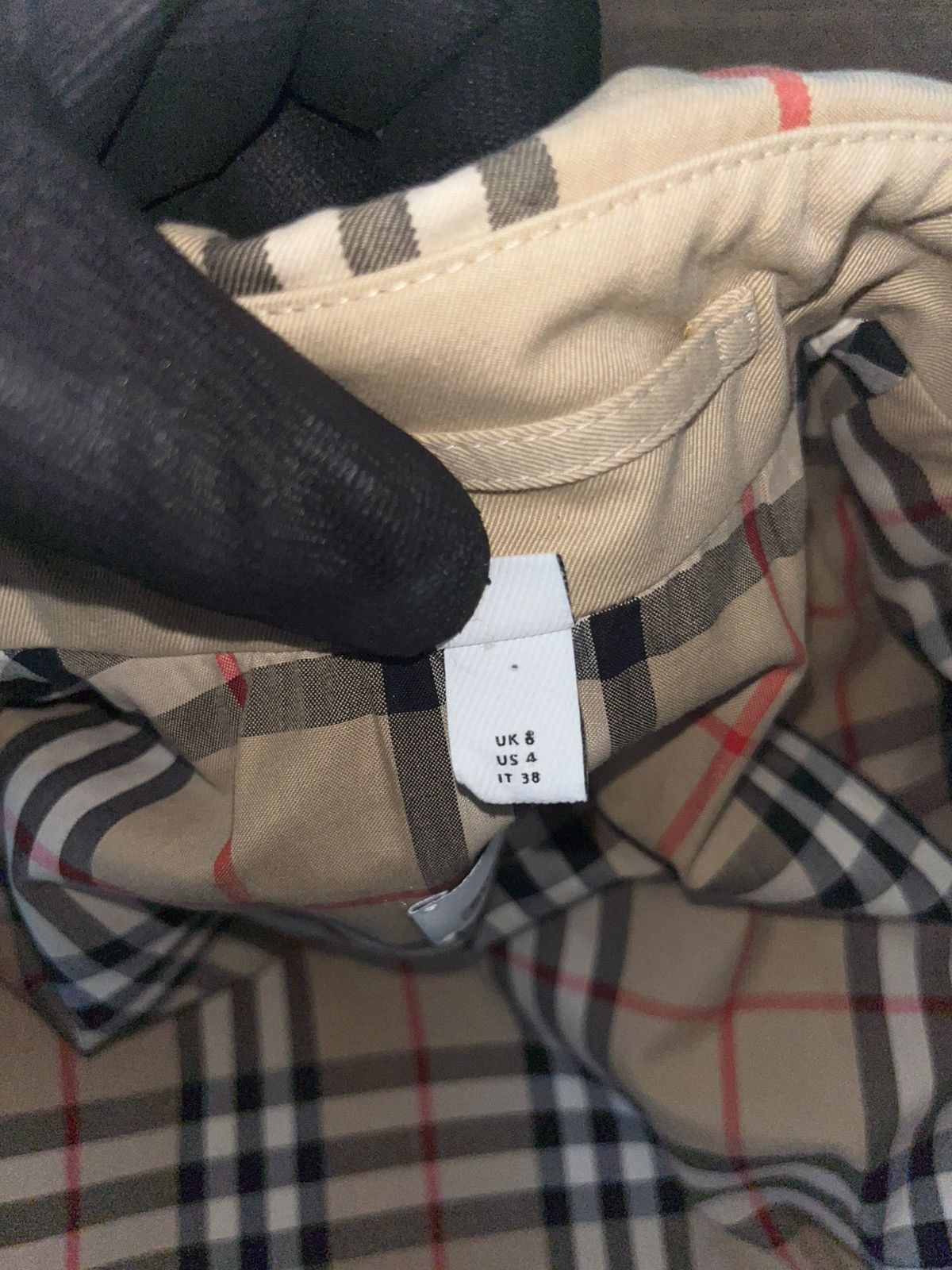 Burberry Burberry Check Collar Gabardine Trench Coat Size S / US 4 / IT 40 - 16 Thumbnail