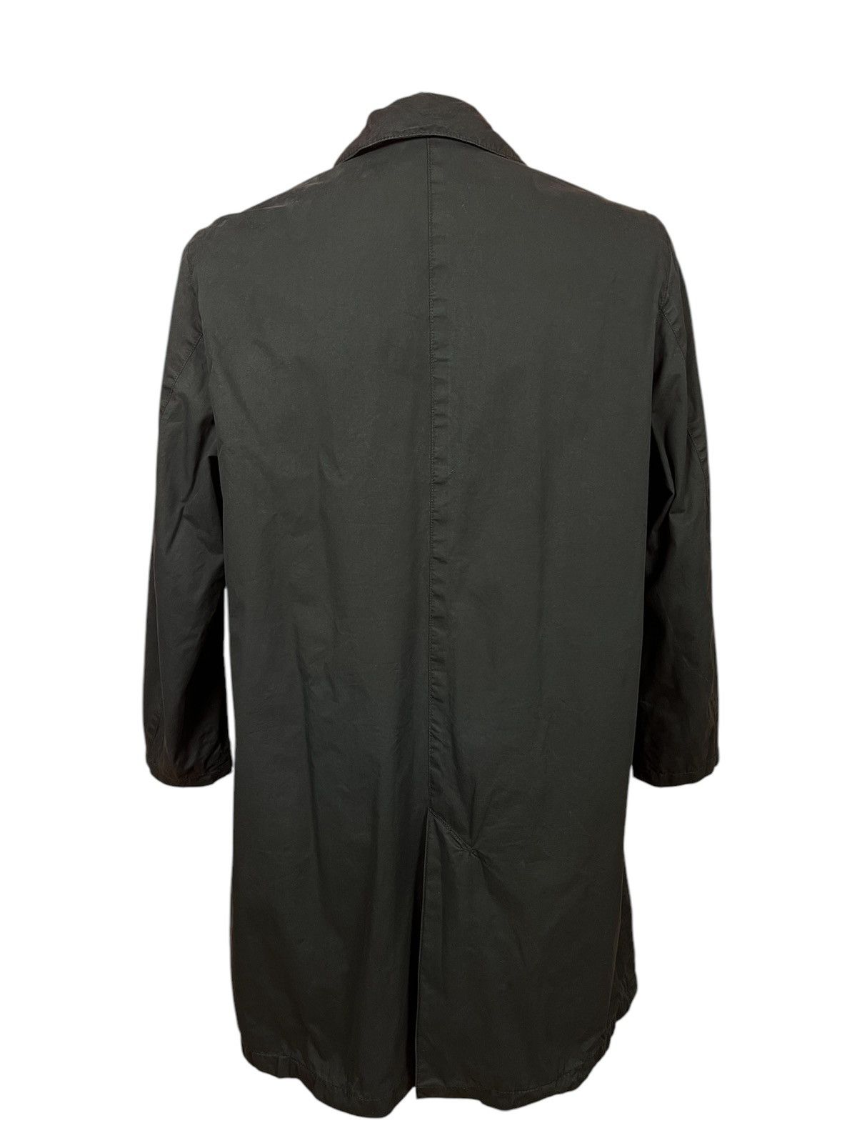 Burberry × Designer × Vintage Burberry London trench coat jacket cotton black vintage rare Size L / US 10 / IT 46 - 2 Thumbnail