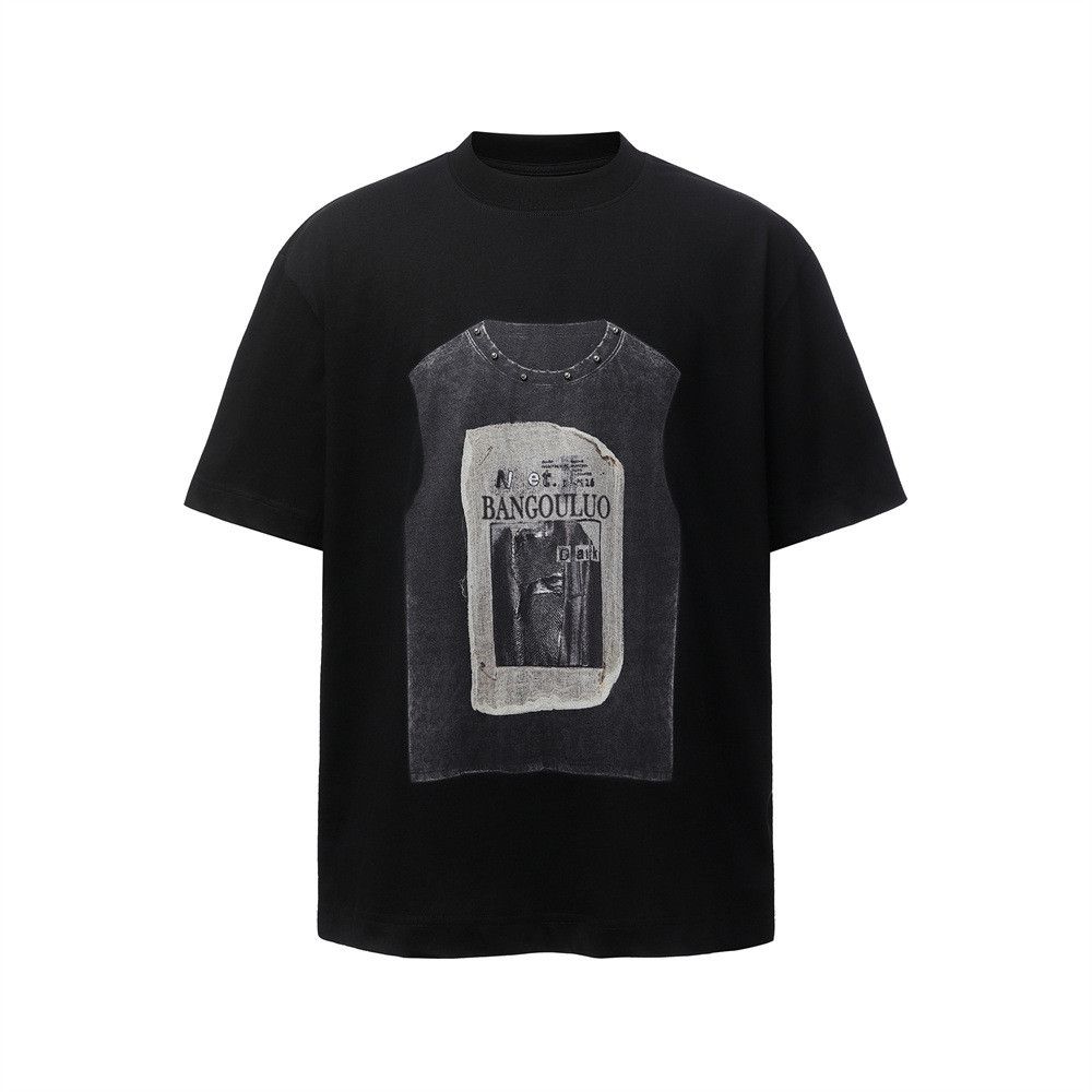 Japanese Brand Men's Casual Hip-Hop Style Printed Short-Sleeve T-Shirt Size US M / EU 48-50 / 2 - 1 Thumbnail