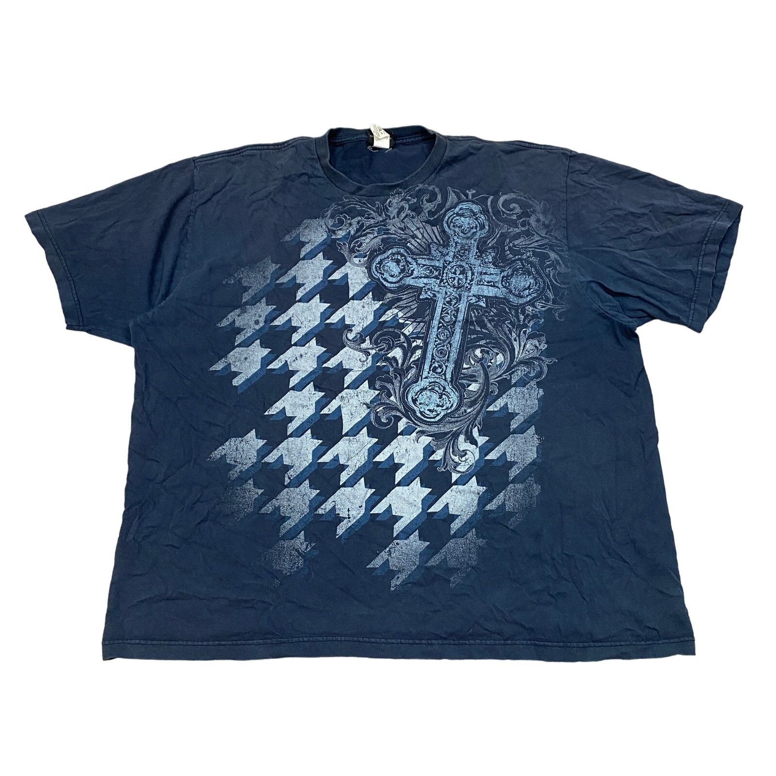 Other Hyrbid Tees Y2K Cross T Shirt Men's 2X Punk Grunge Goth Size US XXL / EU 58 / 5 - 1 Thumbnail