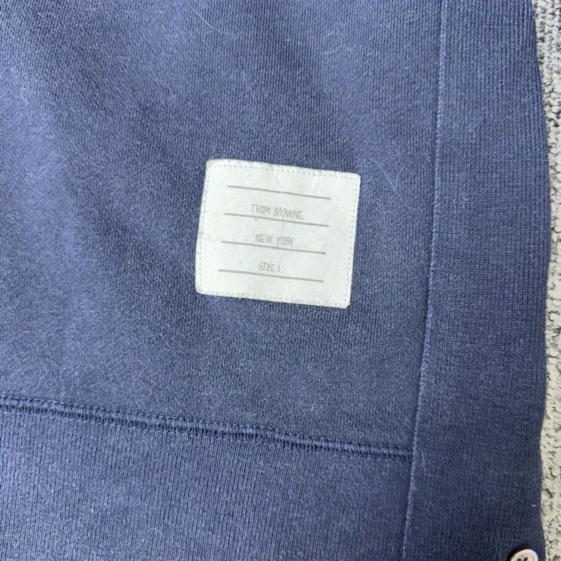 Thom Browne Thom Browne Classic blue hoodie Size US S / EU 44-46 / 1 - 3 Thumbnail