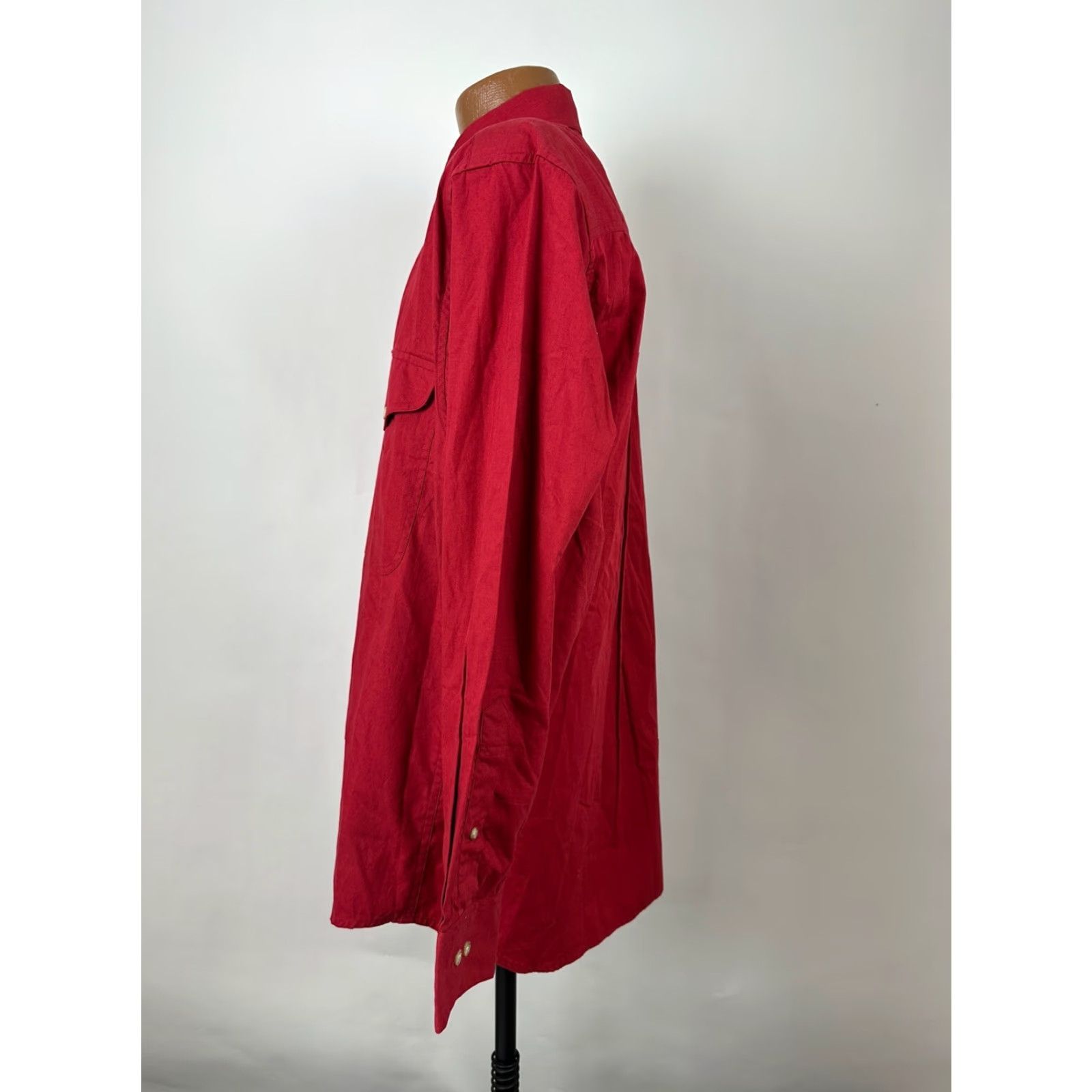 Vintage Vintage Boston Traders Shirt Men L Red Long Sleeve Button-Down Cotton NWT 90s Casual Pockets Size US L / EU 52-54 / 3 - 5 Thumbnail