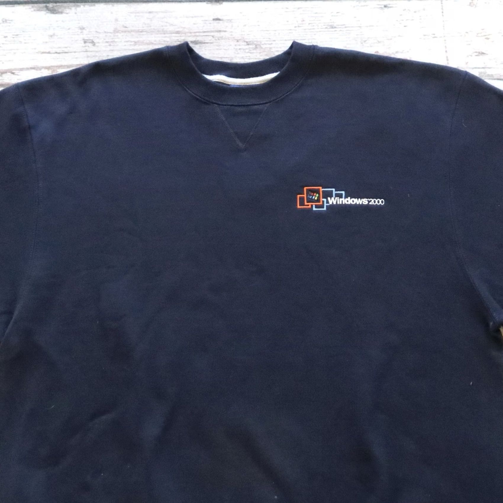 Champion Vintage Microsoft Windows 2000 Champions Crewneck Sweatshirt XL Blue Mens Sweatshirt Size US XL / EU 56 / 4 - 2 Thumbnail