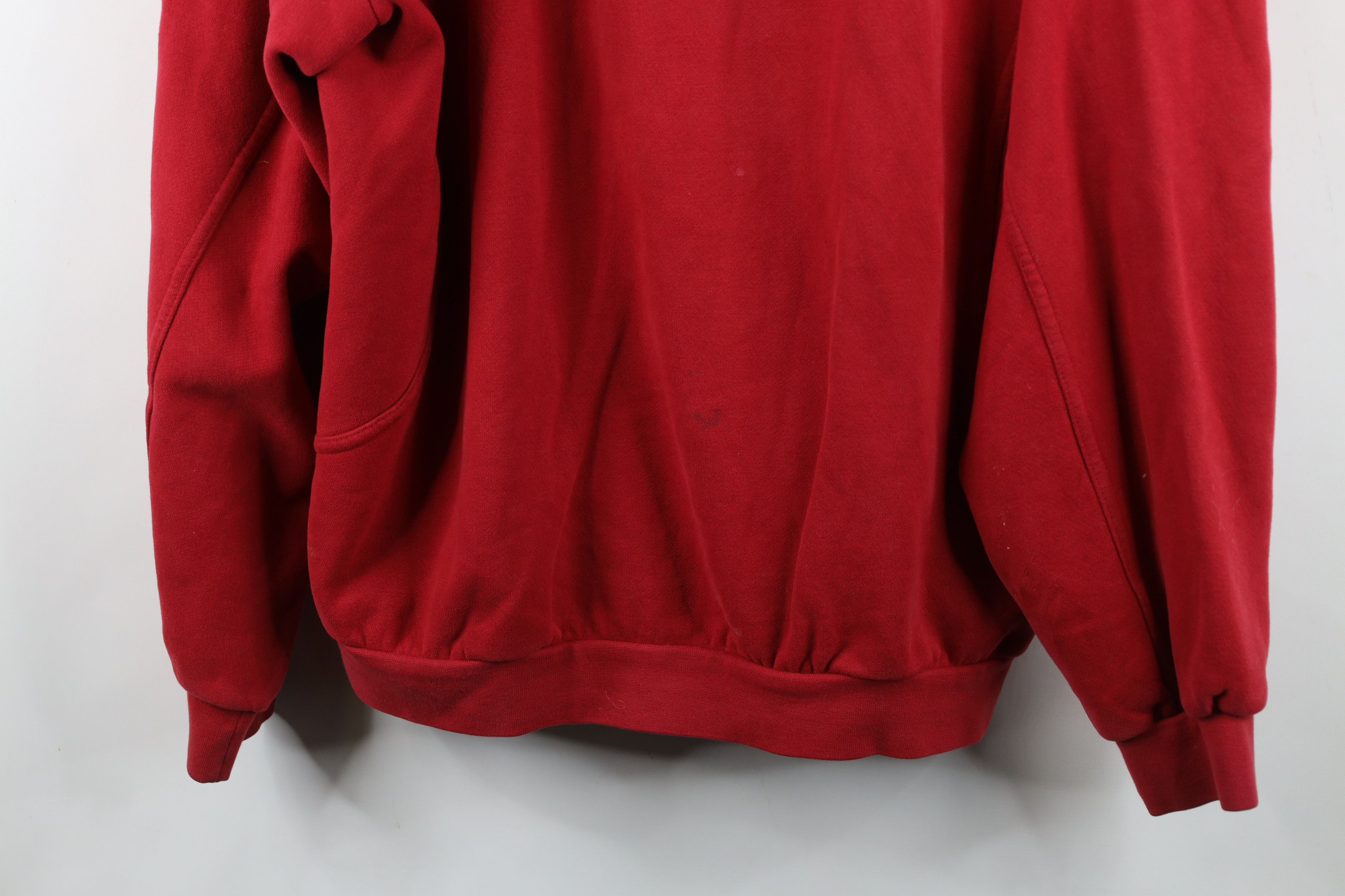 Nike Vintage Nike Spell Travis Scott Mini Swoosh Sweatshirt Red Size US L / EU 52-54 / 3 - 3 Thumbnail
