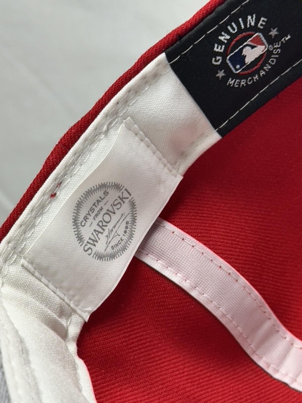 New Era New Era x Swarovski x Cincinnati Reds USA Flag 59FIFTY 7 1/4 Size ONE SIZE - 10 Thumbnail