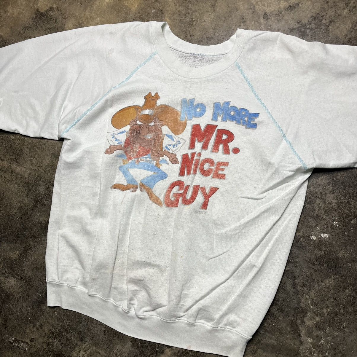 Vintage vintage 70s yosemite sam no more me nice guy sweatshirt Size US XL / EU 56 / 4 - 4 Thumbnail