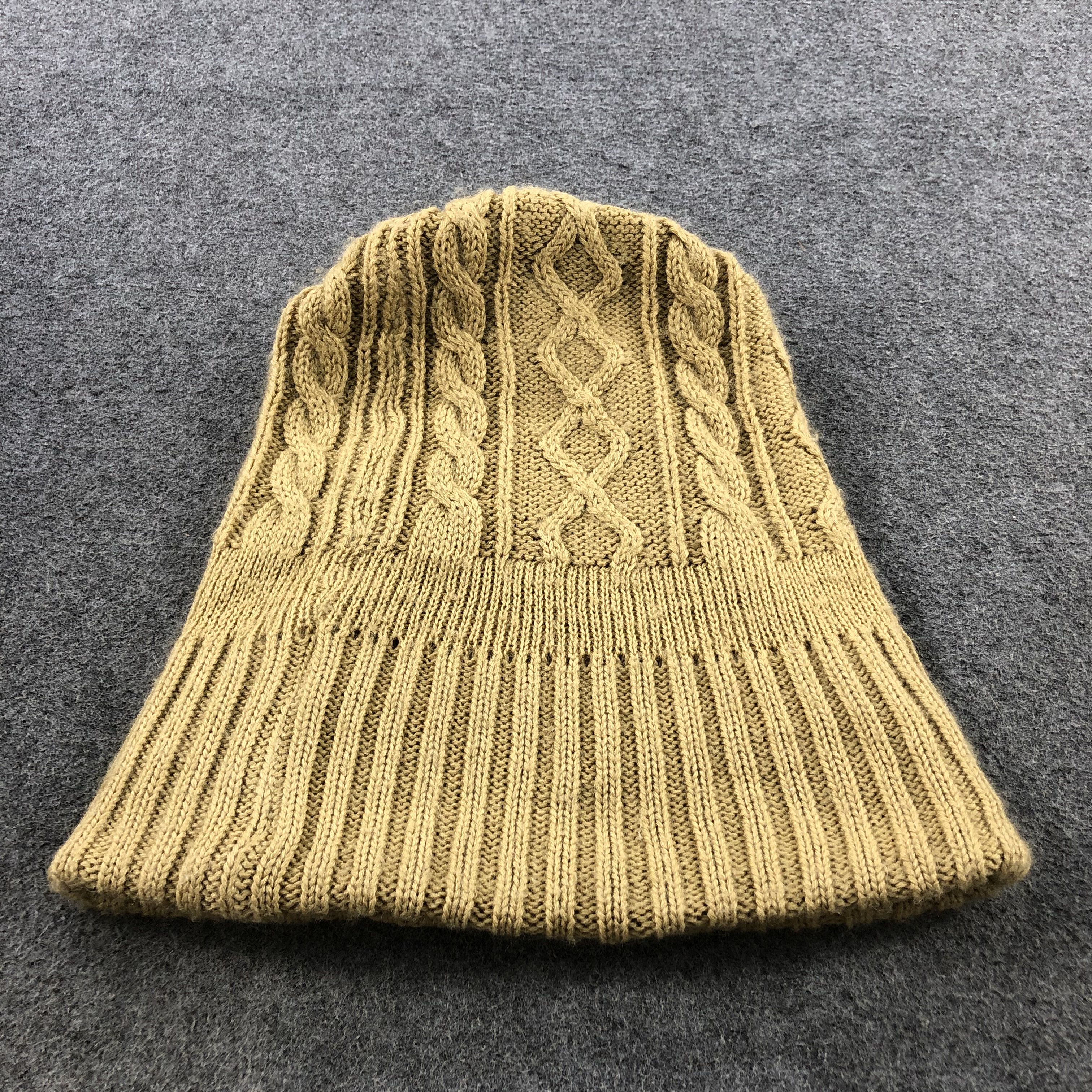 Vintage Wind Lip Cable Knit Beanie Snowcap Snow Winter Hat B34 Size ONE SIZE - 3 Thumbnail