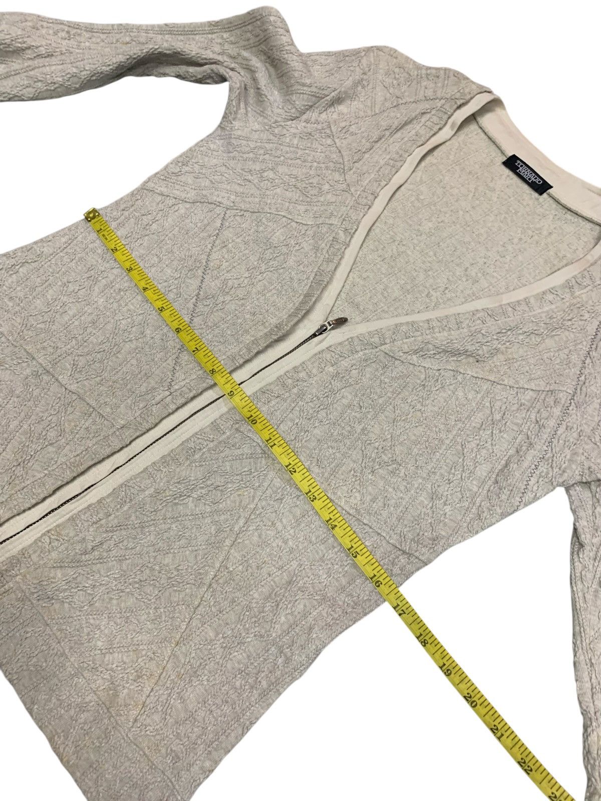 Designer × Japanese Brand × Tornado Mart Rare Tornado Mart Cardigan Zipper Down Size M / US 6-8 / IT 42-44 - 11 Thumbnail