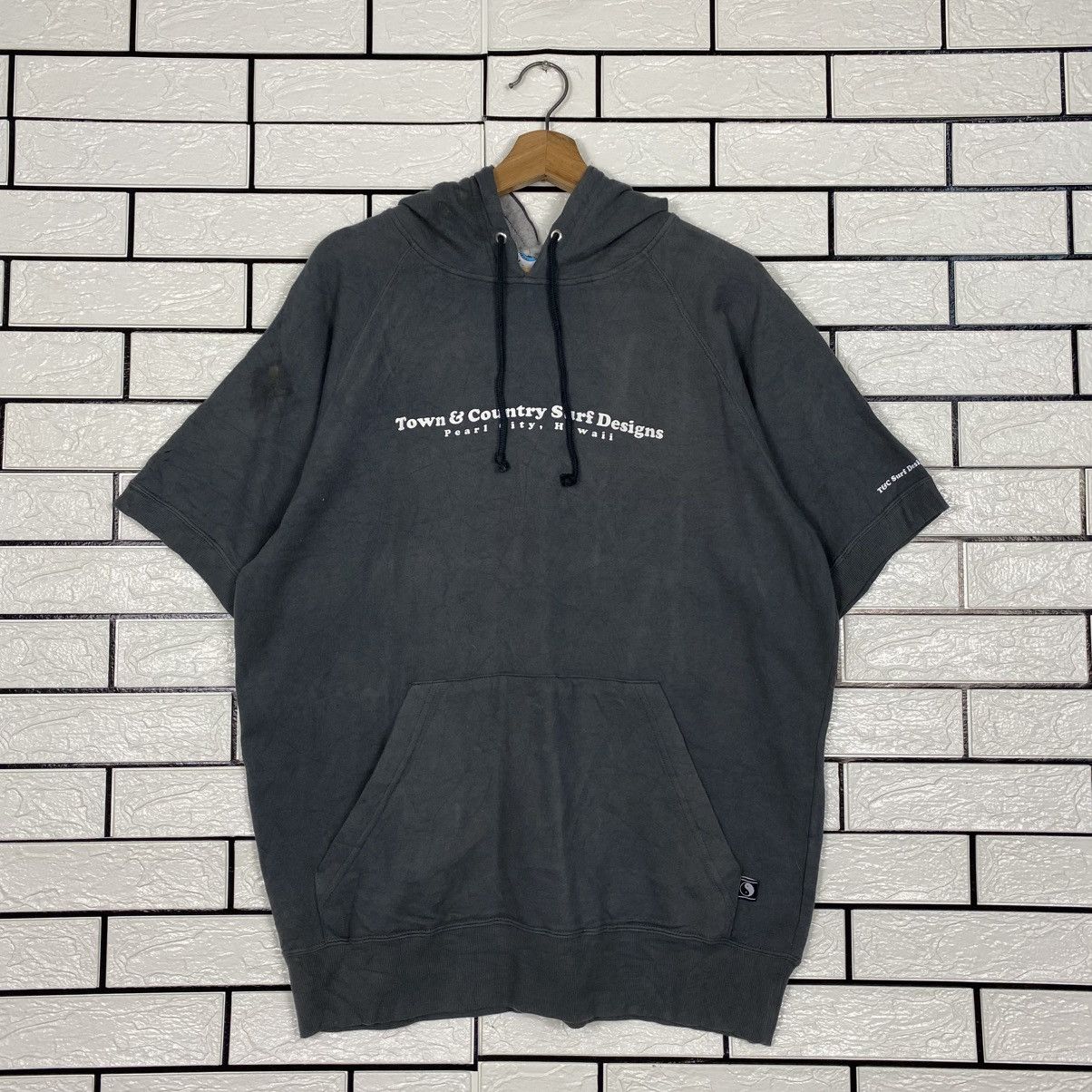 Japanese Brand 📌Vintage Hoodie Short Sleeve Piko Hawaii Big Logo Size US L / EU 52-54 / 3 - 13 Thumbnail