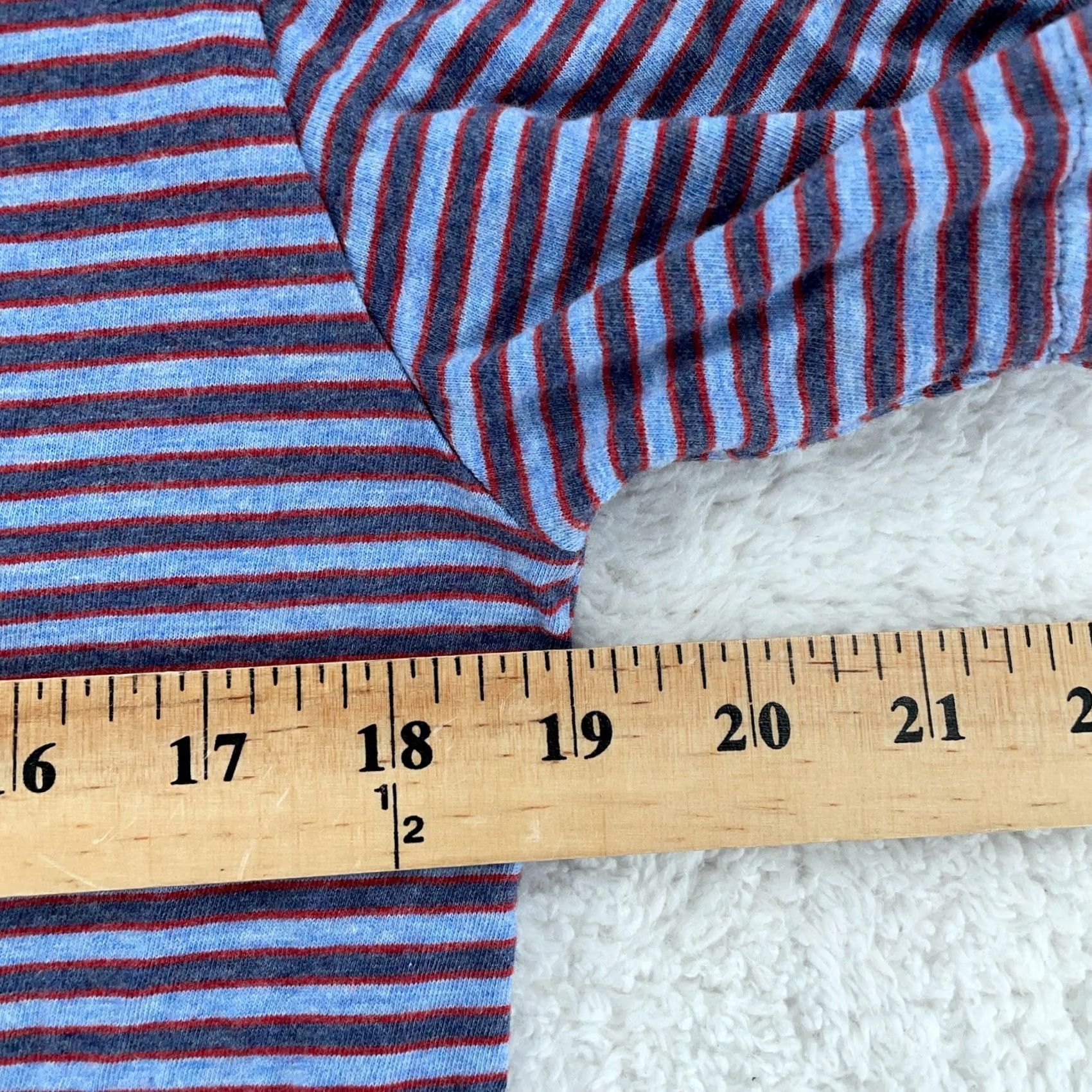 Patagonia Patagonia Polo Shirt Mens S Blue Red Striped Short Sleeve Collared Shirt Polo Knit 100% Cotton Casual Outdoor M Machine Washable Size US S / EU 44-46 / 1 - 7 Thumbnail