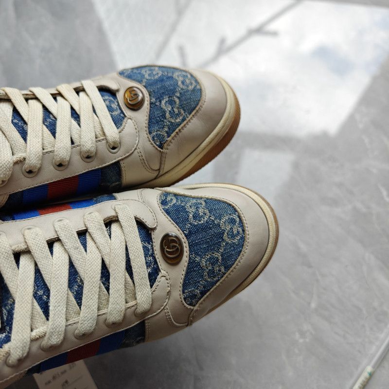 Gucci Gucci Screener Denim Fashion Sneakers for Men - Size US 9 / EU 42 - 5 Thumbnail