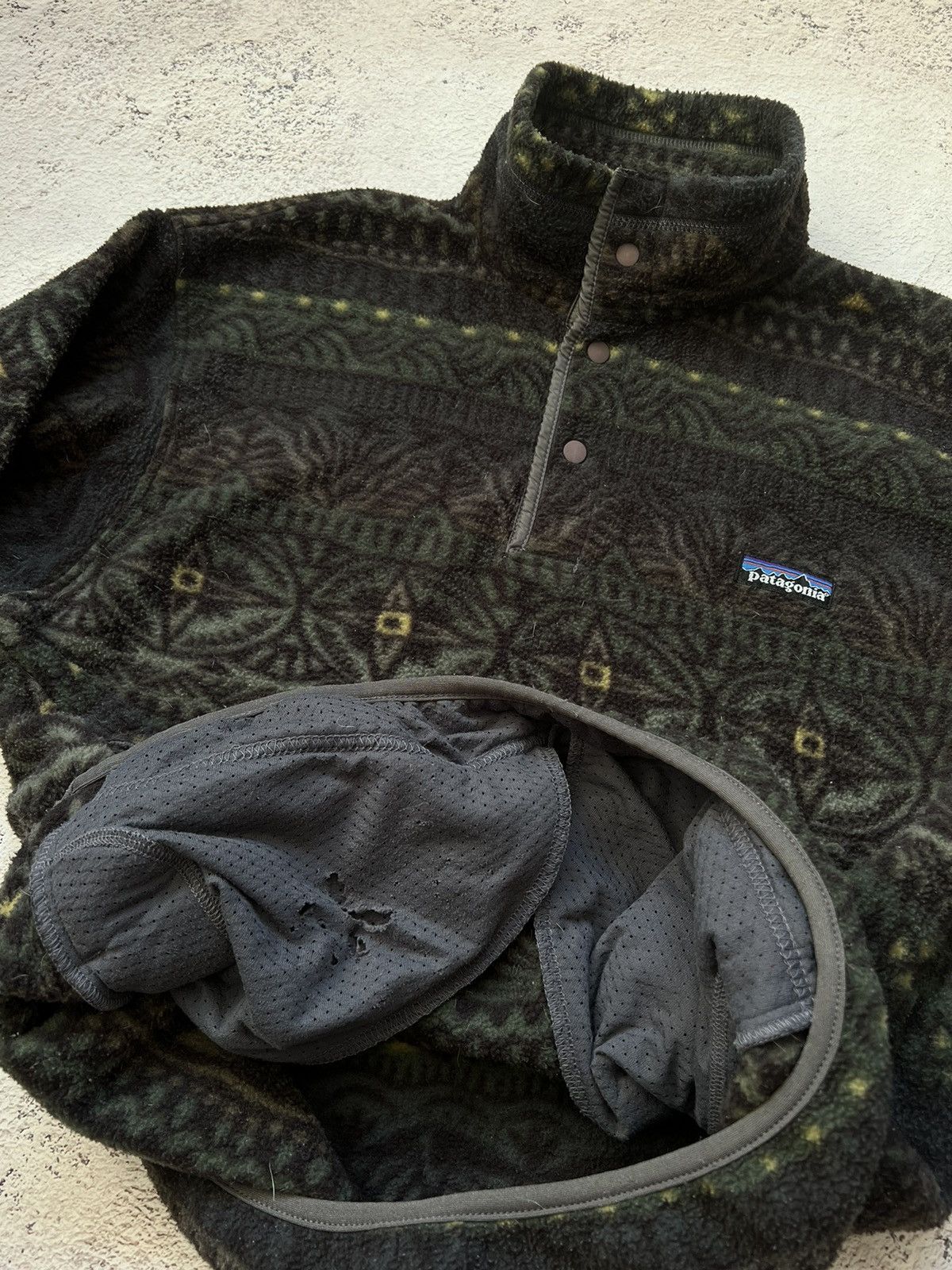 Patagonia × Vintage Vintage Patagonia Synchilla Fleece Tradewinds USA 90s Size US S / EU 44-46 / 1 - 6 Thumbnail