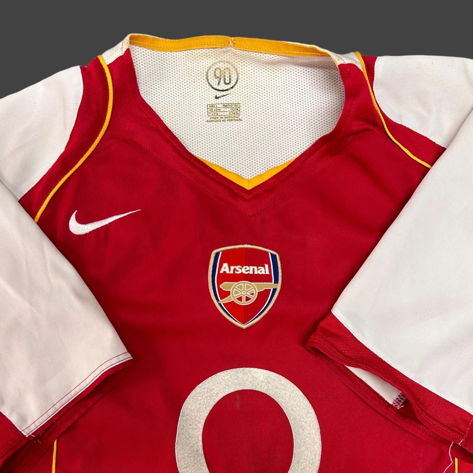 Nike Nike 2004/05 Arsenal Home Shirt Size US L / EU 52-54 / 3 - 1 Thumbnail