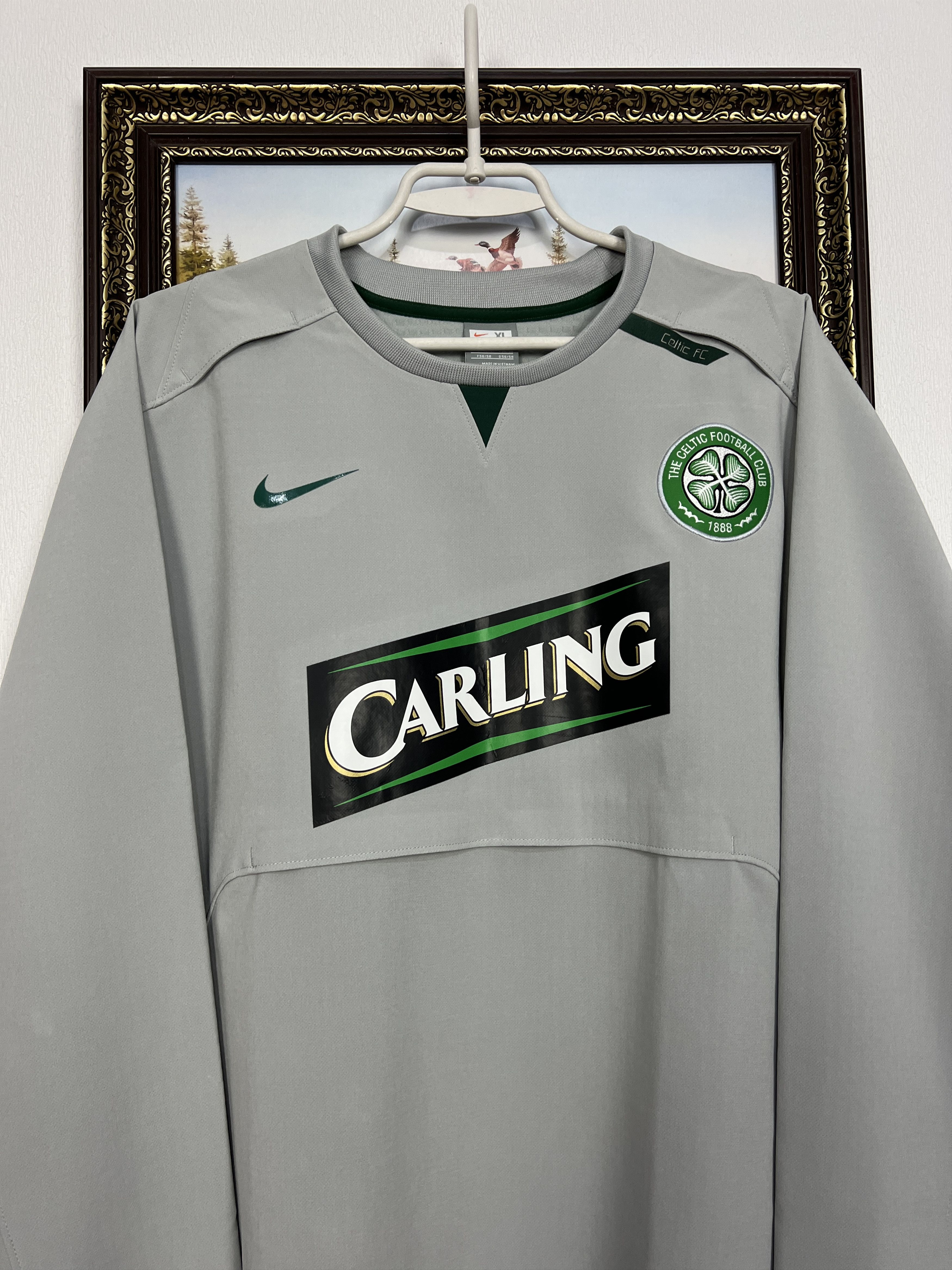 Nike Celtic Football Train Sweatshirt Soccer Track Top Rare Size US XL / EU 56 / 4 - 2 Thumbnail