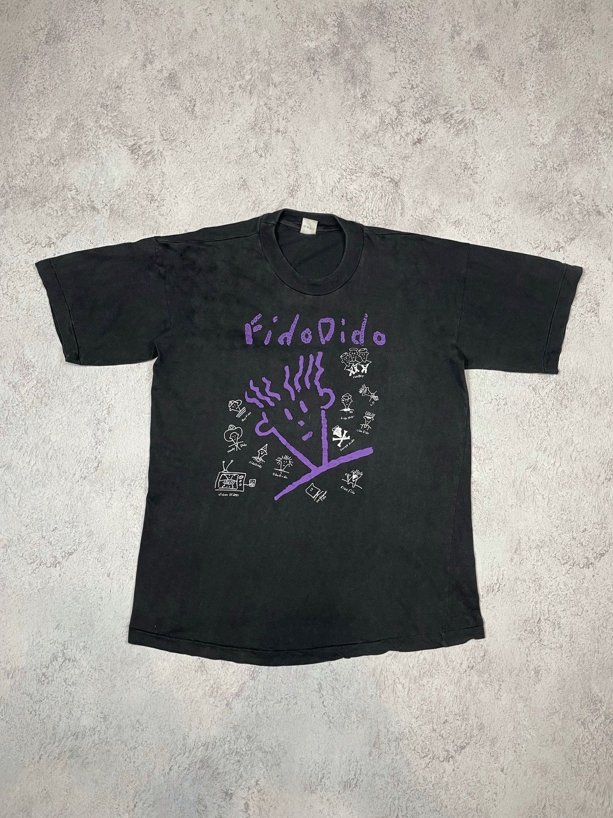 Cartoon Network Fido Dido Vintage 90s Rare Faded T Shirt M Size US M / EU 48-50 / 2 - 1 Thumbnail