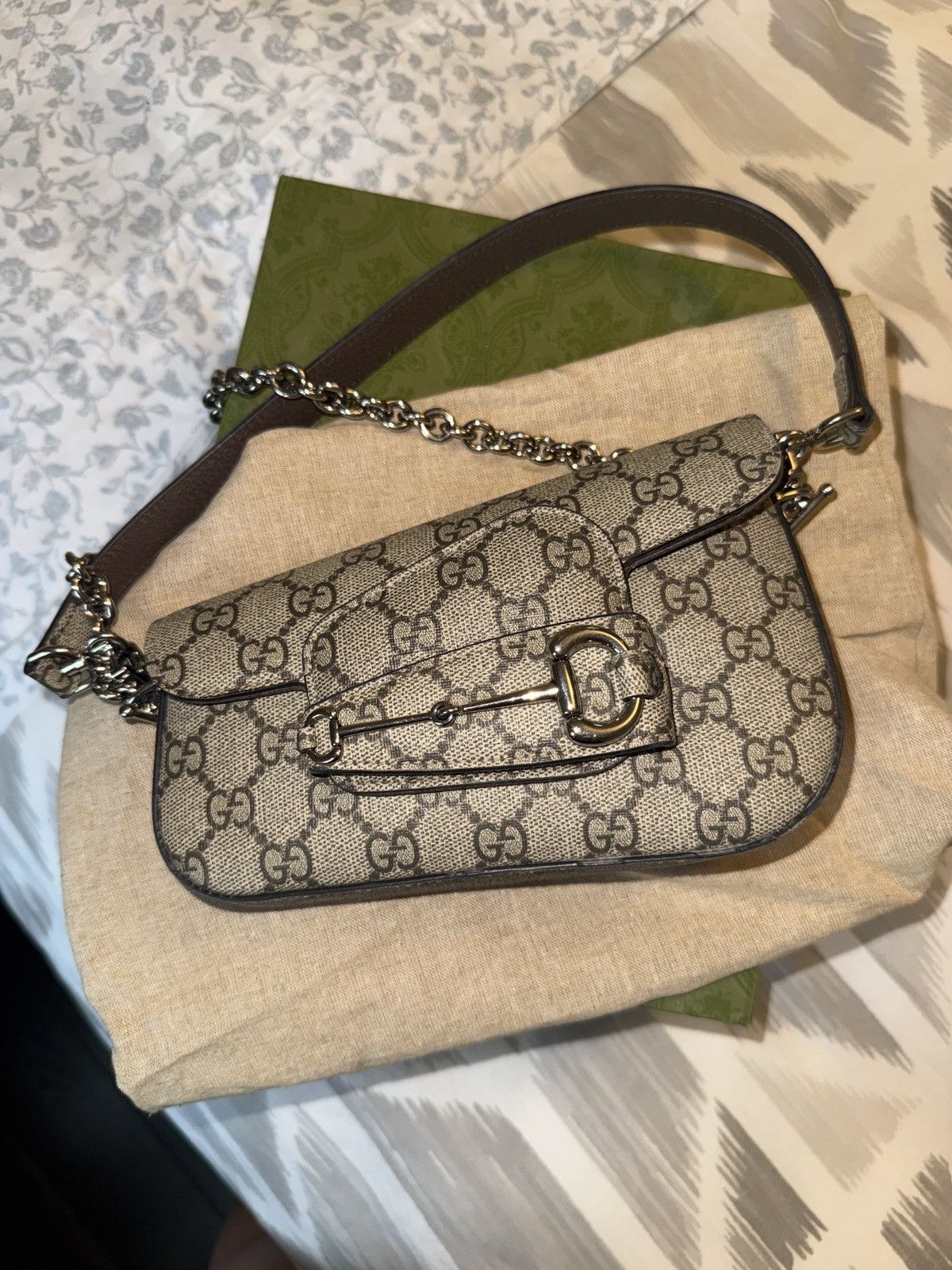 Gucci Gucci Horsebit 1955 Mini Shoulder Bag Size ONE SIZE - 2 Thumbnail