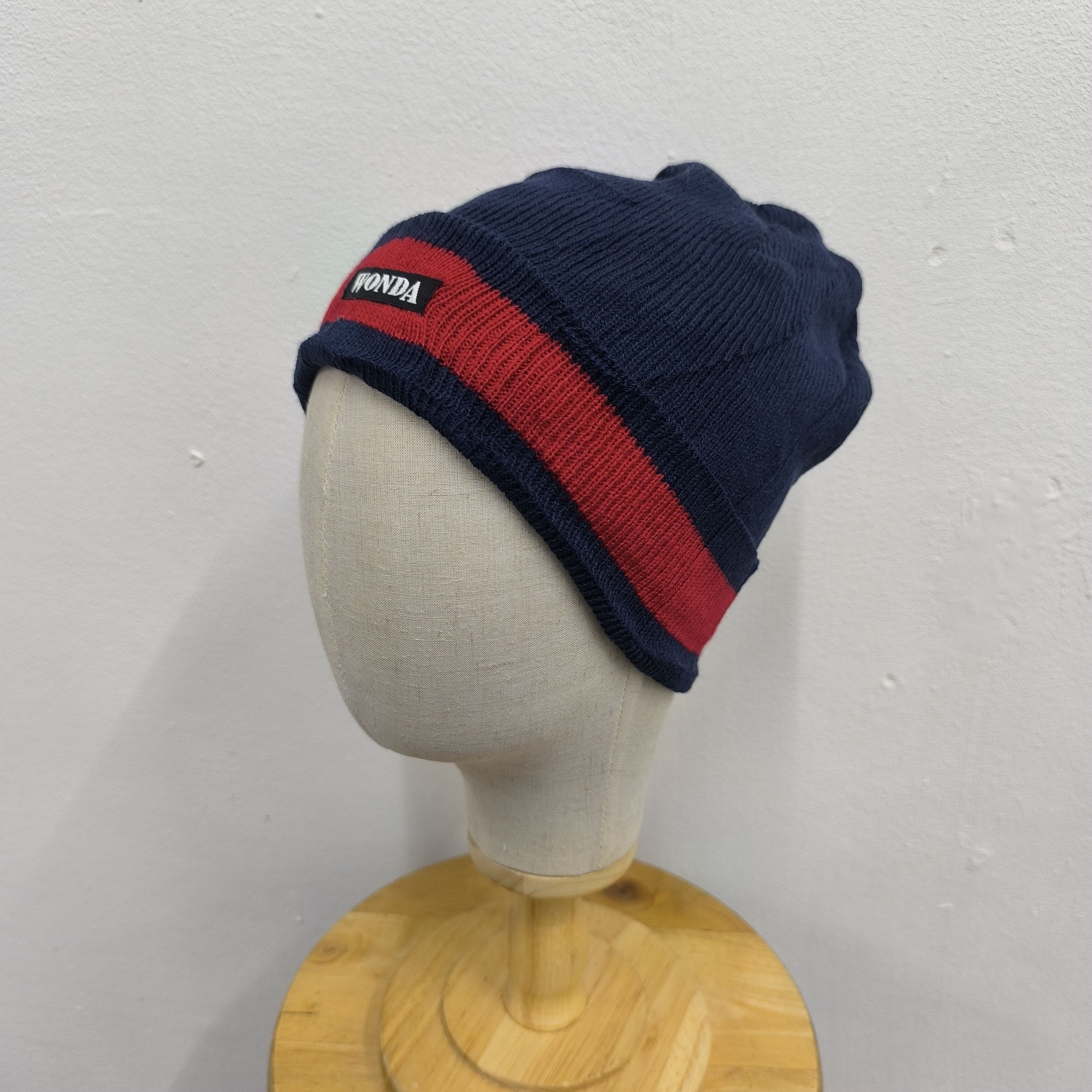 Japanese Brand 🌟Japanese brand wonda coffee stripes beanie hat Size ONE SIZE - 2 Thumbnail