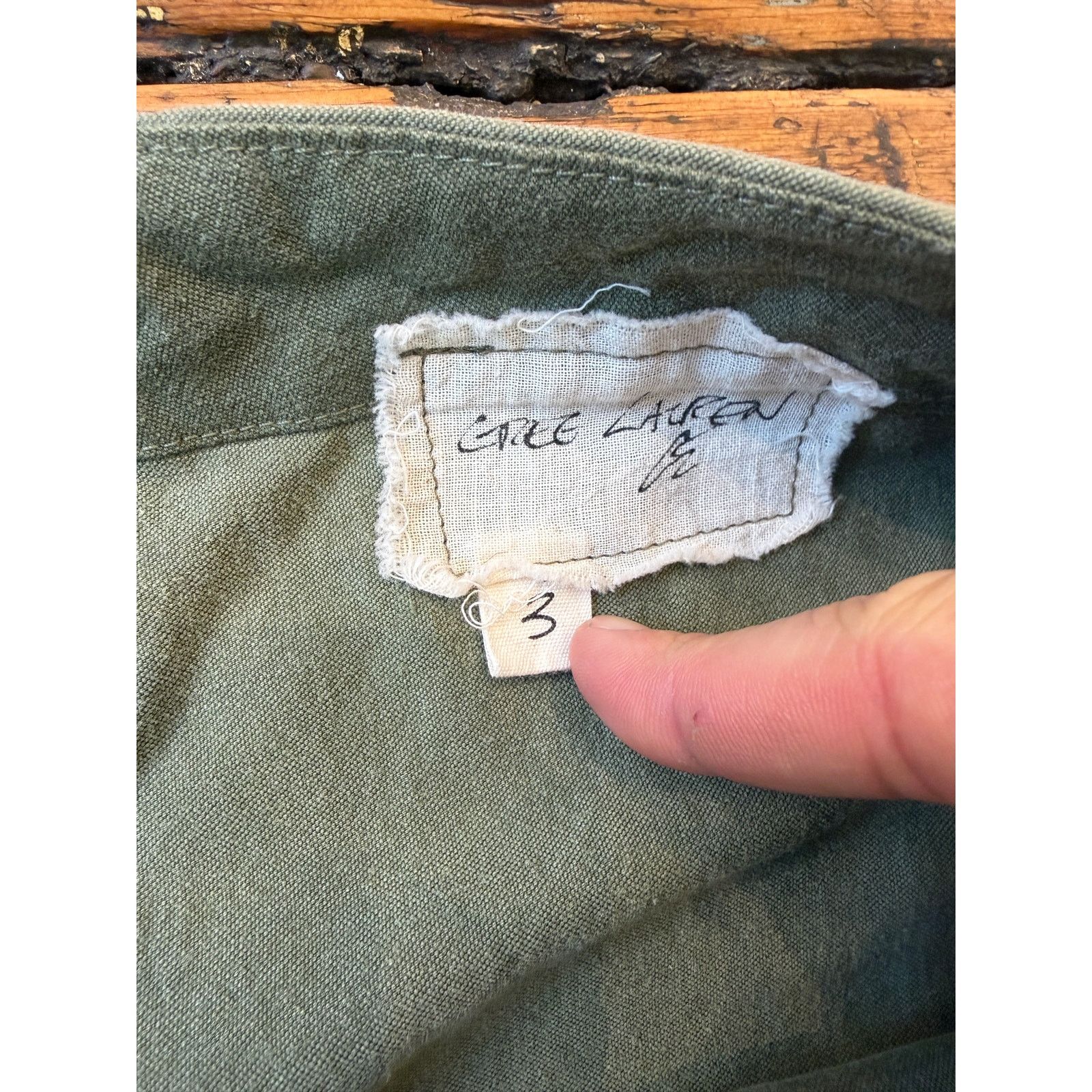 Greg Lauren Greg Lauren SAMPLE Tent Patchwork Cargo Pants Size US 34 / EU 50 - 6 Thumbnail