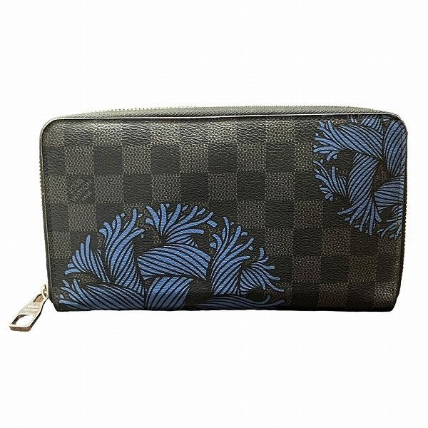 Louis Vuitton Louis Vuitton Christopher Nemeth Damier Graphite Long Wallet Textile Long Wallet N41683 DUTY FREE for USA