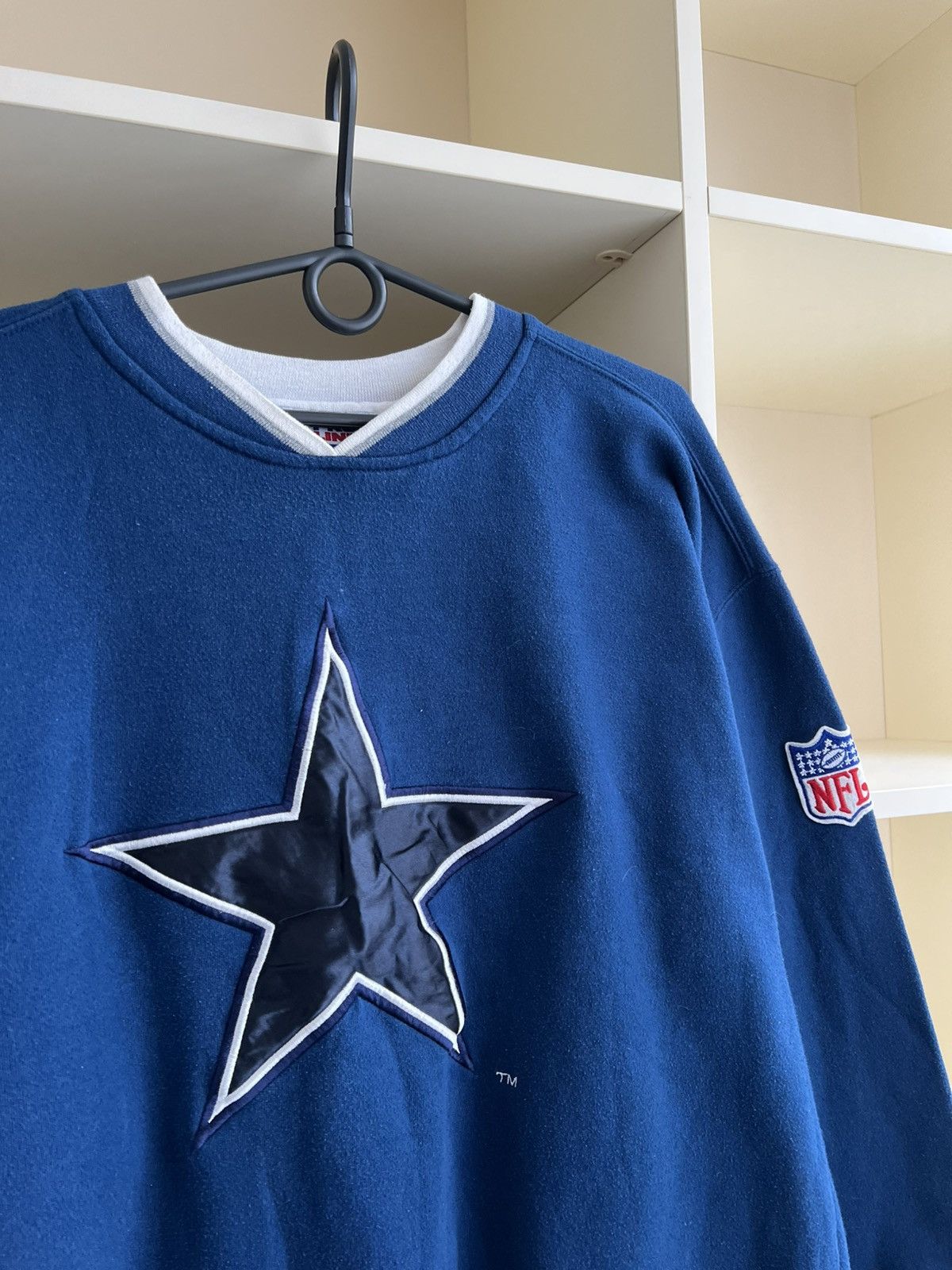 NFL Vintage 90s Dallas Cowboys Starter NFL Sweatshirt Size US L / EU 52-54 / 3 - 3 Thumbnail