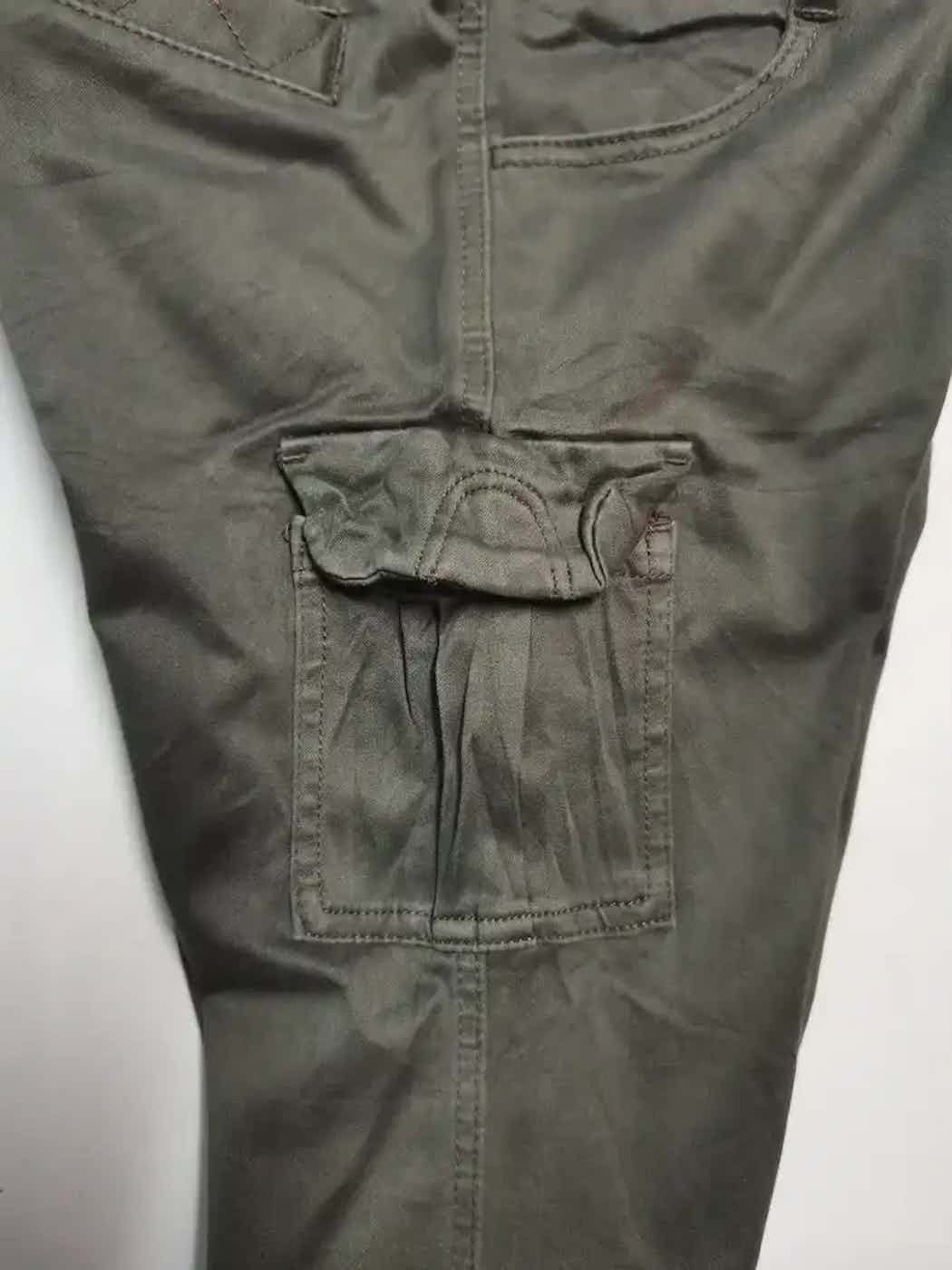 Japanese Brand Nicole White Tactical Multipocket Cargo Pants Size US 27 - 12 Thumbnail