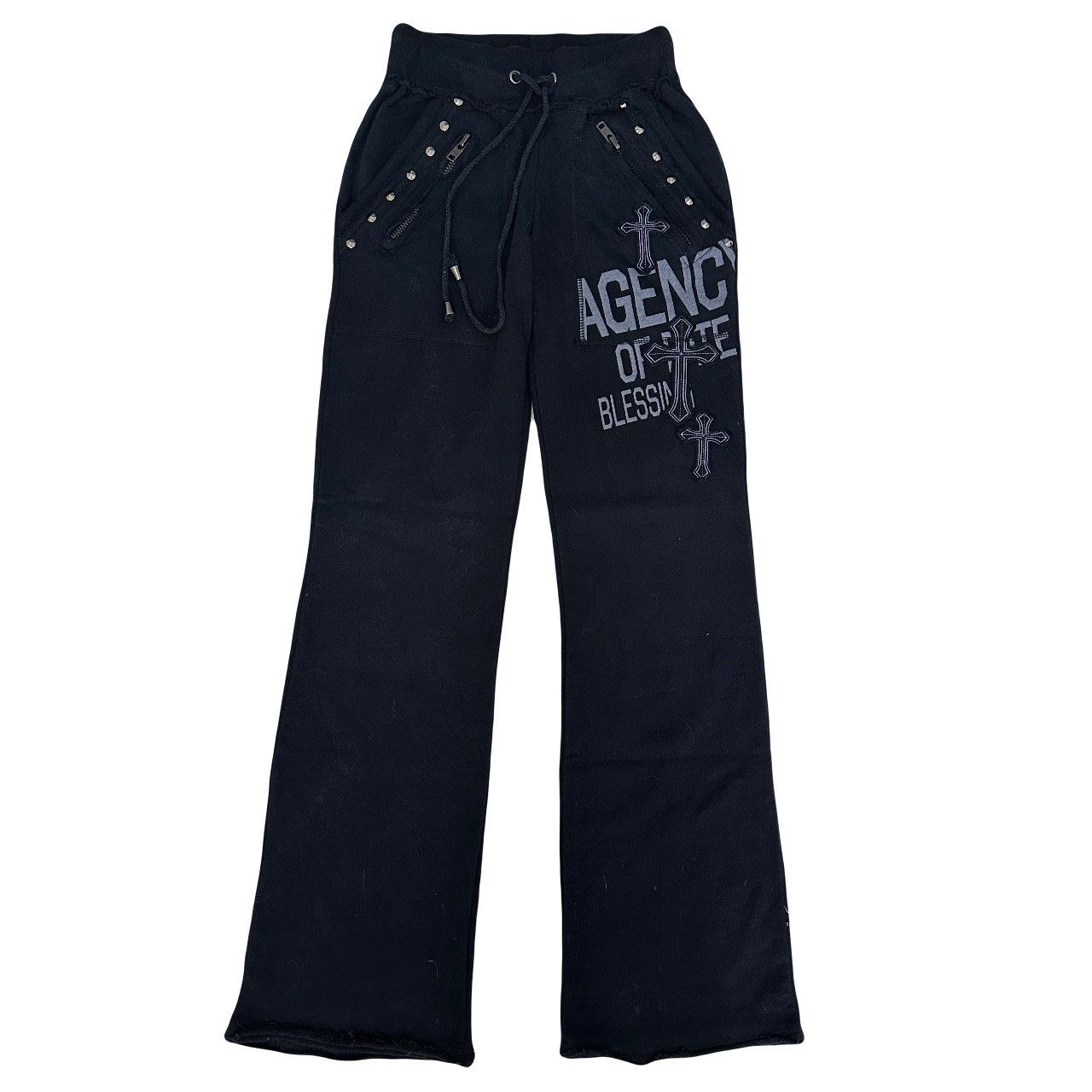 Japanese Brand Ghost Of Harlem BNWT Distressed Skull Seditionaries Pants Size US 26 / EU 42 - 1 Thumbnail