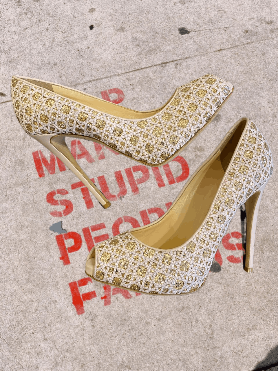 Giuseppe Zanotti Authentic Giuseppe Zanotti embroidered pump heels Size US 9.5 / IT 39.5 - 1 Thumbnail